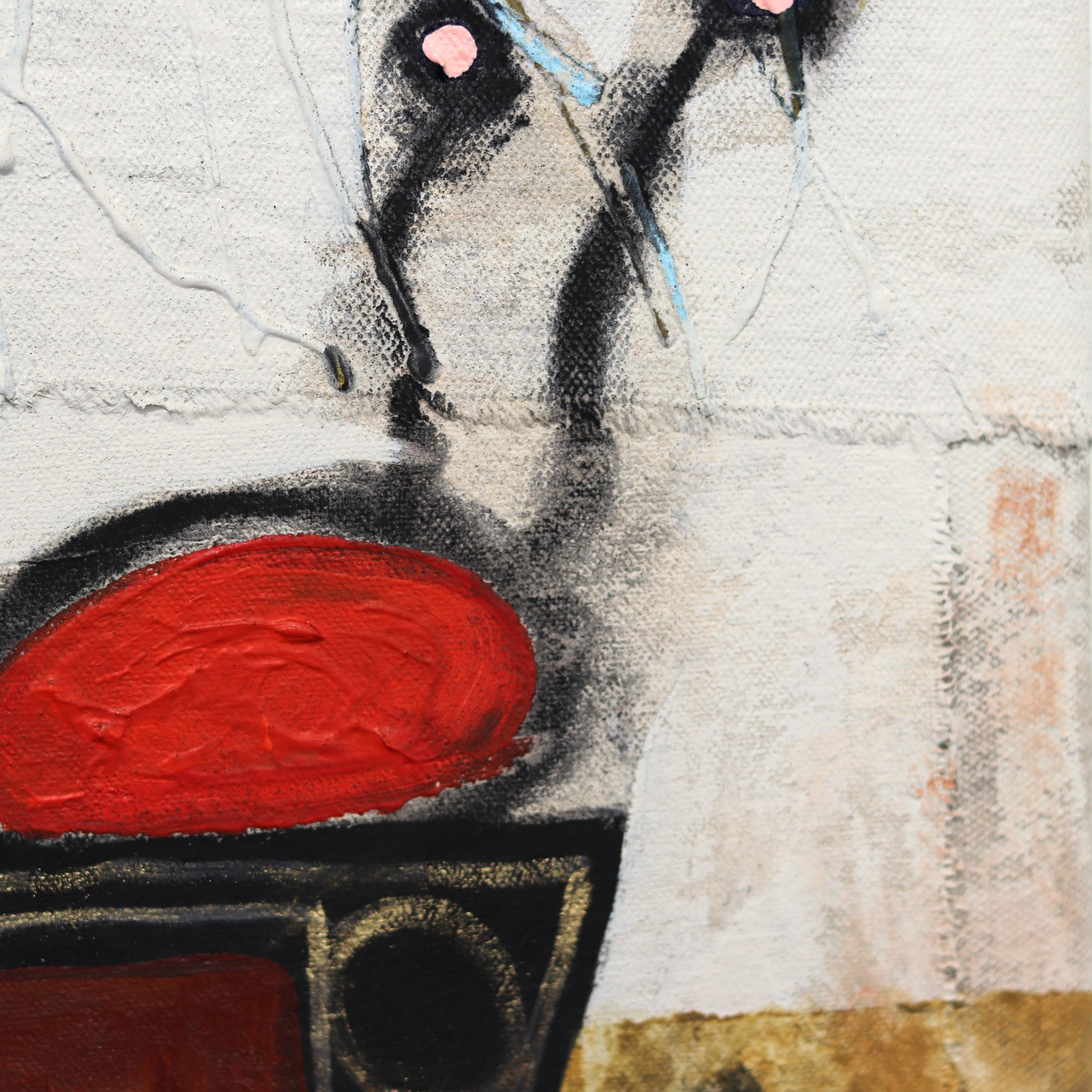 ABACAB - Grande peinture originale d'expressionnisme abstrait coloré en techniques mixtes en vente 6