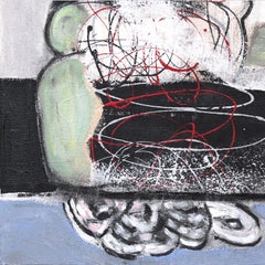 Rugiada del mattino - Grande dipinto originale di espressionismo astratto su tela