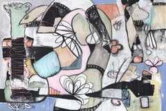Rocío matinal - Gran cuadro original de expresionismo abstracto sobre lienzo