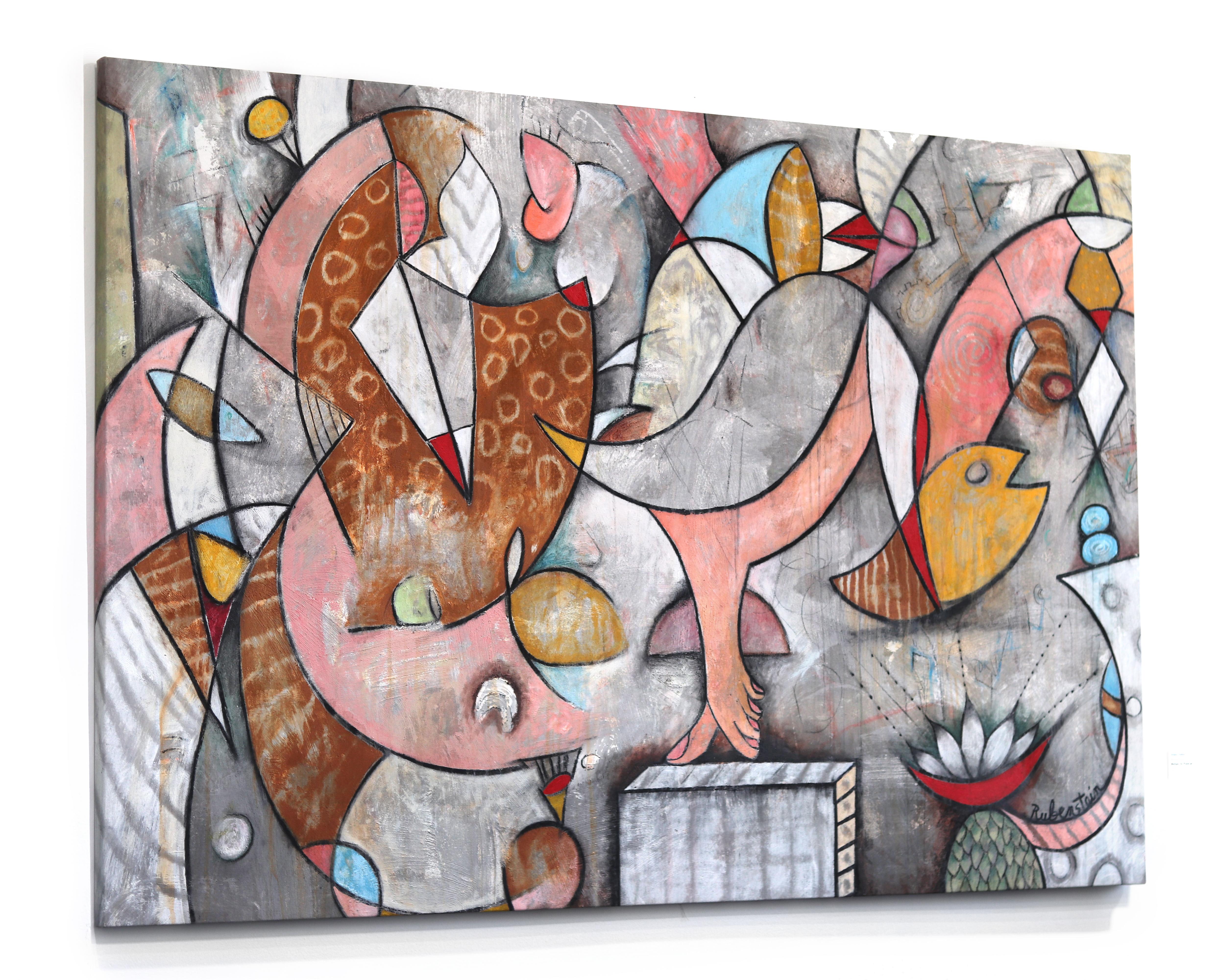Retorno a Siempre - Gran Cuadro Original Expresionismo Abstracto sobre Lienzo en venta 2