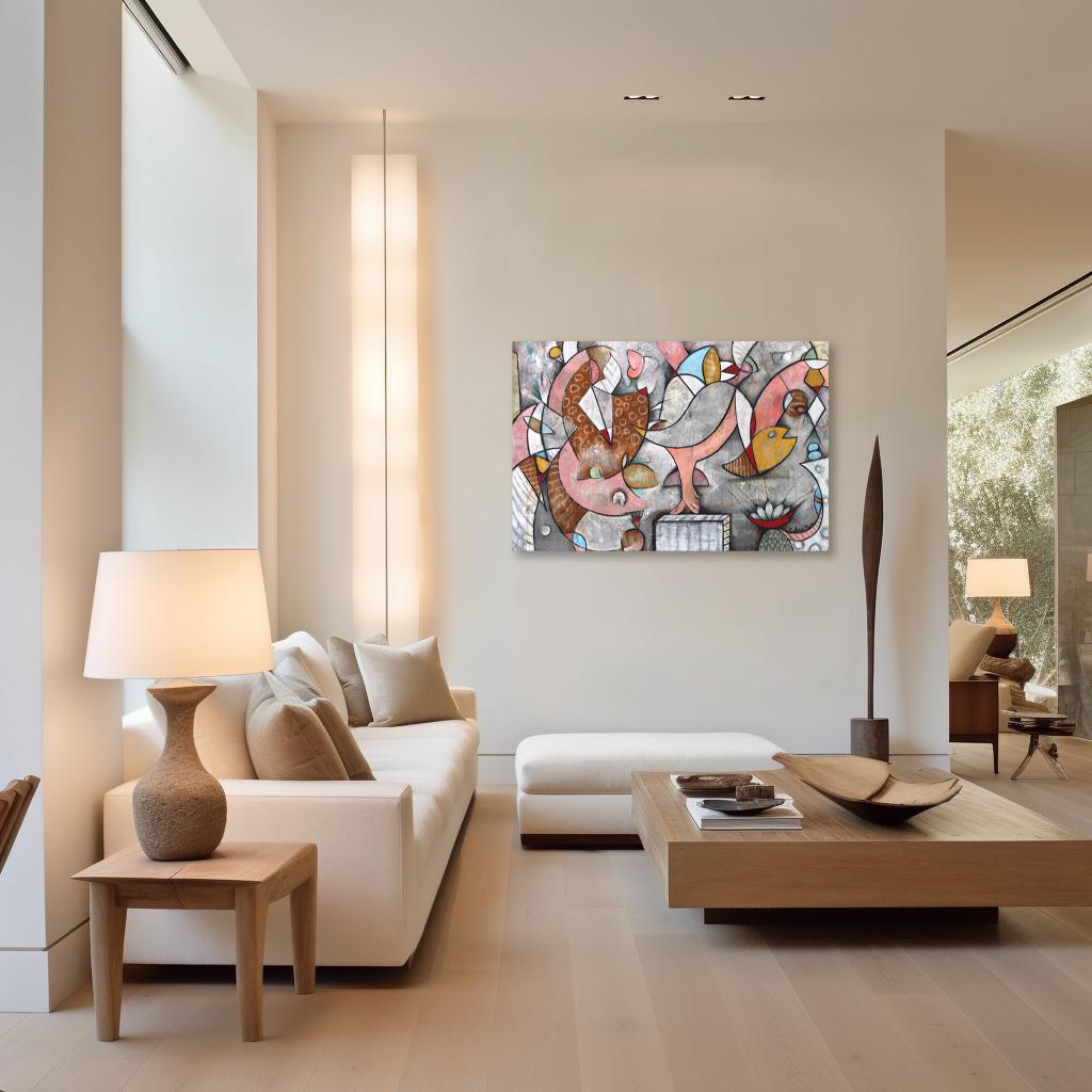 Retorno a Siempre - Gran Cuadro Original Expresionismo Abstracto sobre Lienzo en venta 3