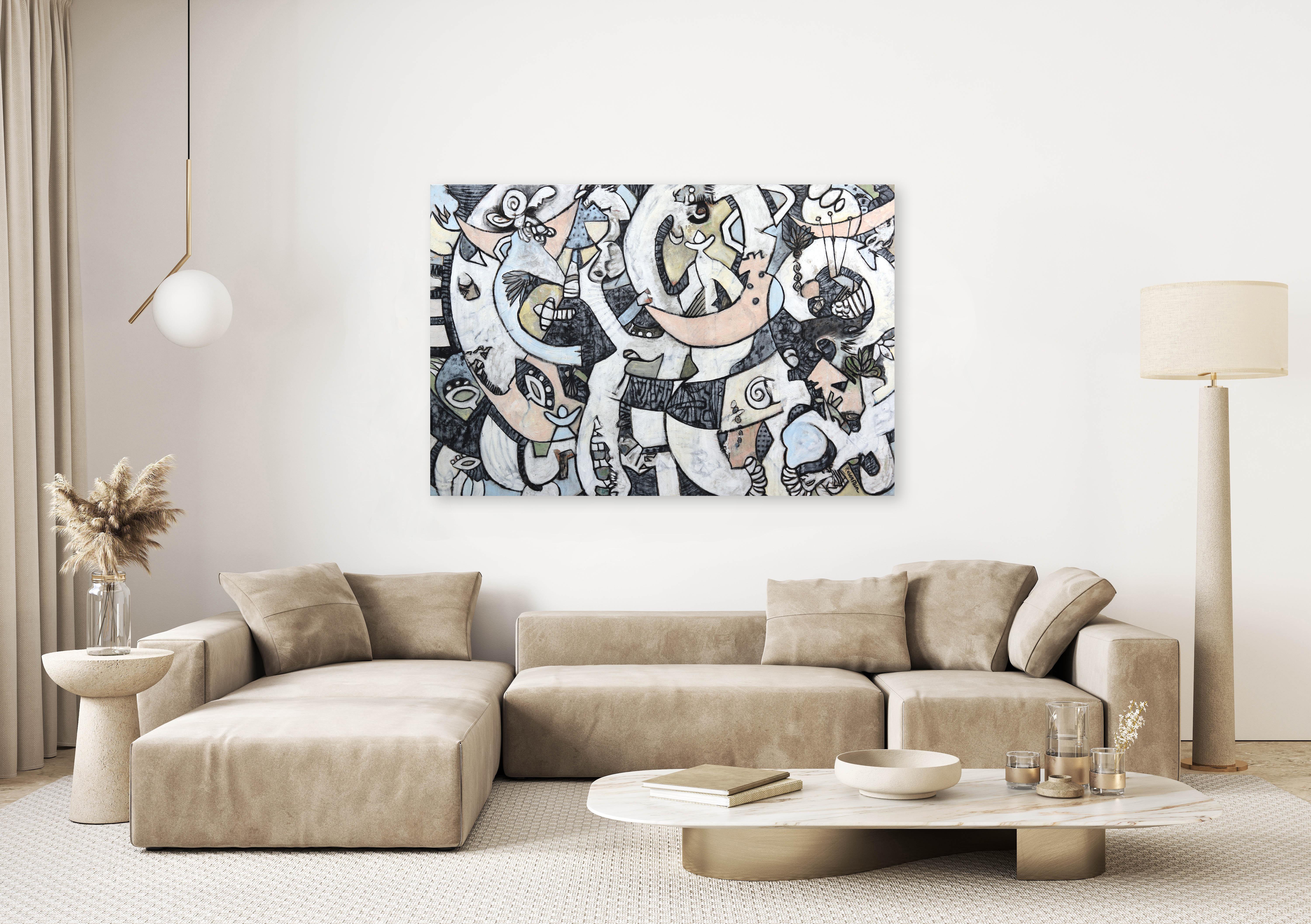 The paintings of Bruce Rubenstein seamlessly marry sophistication with affordability. His original art merges the creative attitudes of the two distinct art hot spots of New York and Los Angeles. Rubenstein's work has a rigid edge and strong