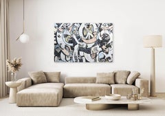 The Dill III -  Large Original Abstract Expressionism Painting on Canvas