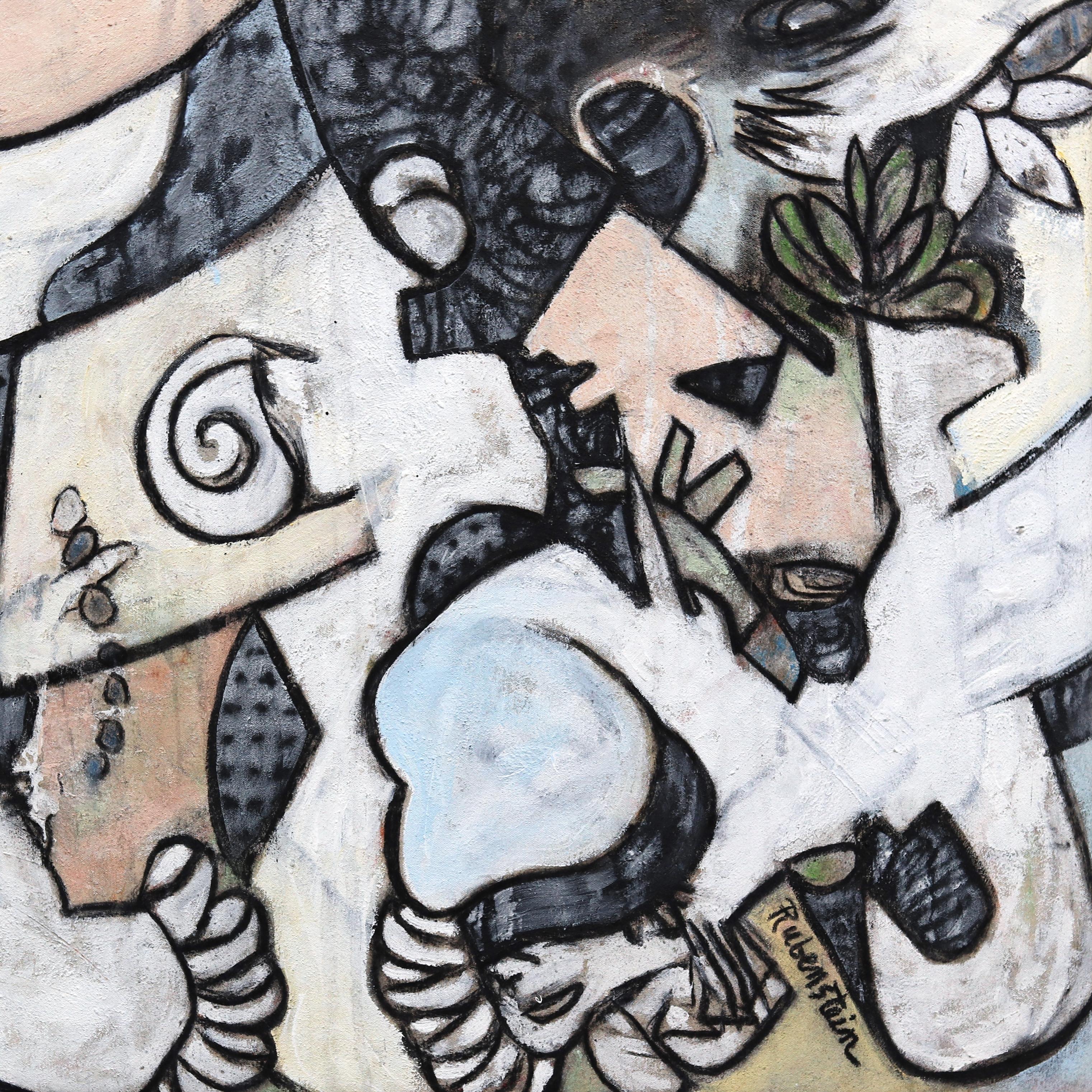 The Dill III –  Großes Originalgemälde des abstrakten Expressionismus auf Leinwand im Angebot 5