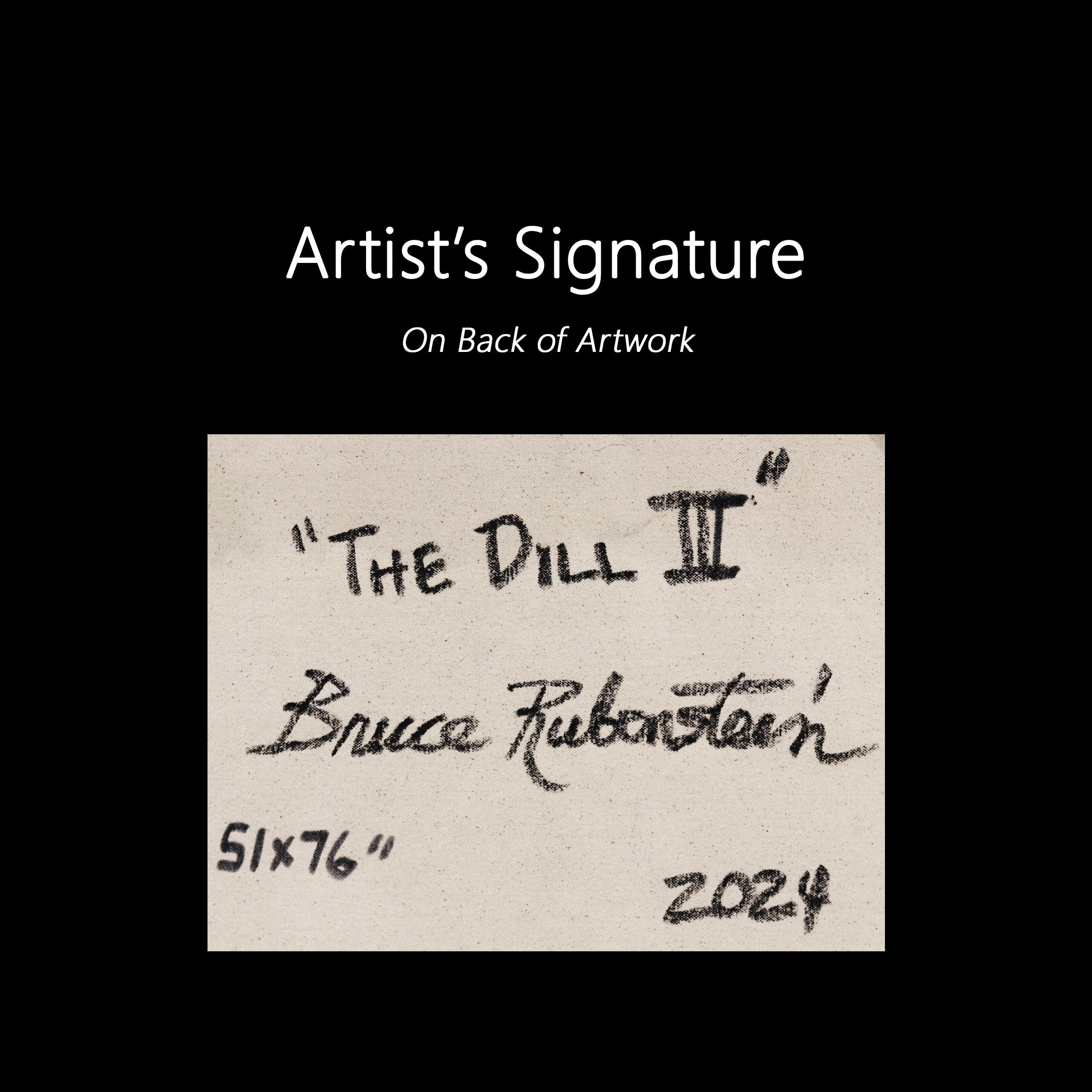 The Dill III –  Großes Originalgemälde des abstrakten Expressionismus auf Leinwand im Angebot 6
