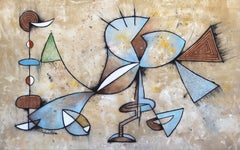 The Politics of Love - large original painting