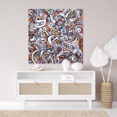 The Upside Down  - Large Original Abstract Painting Ready to Hang