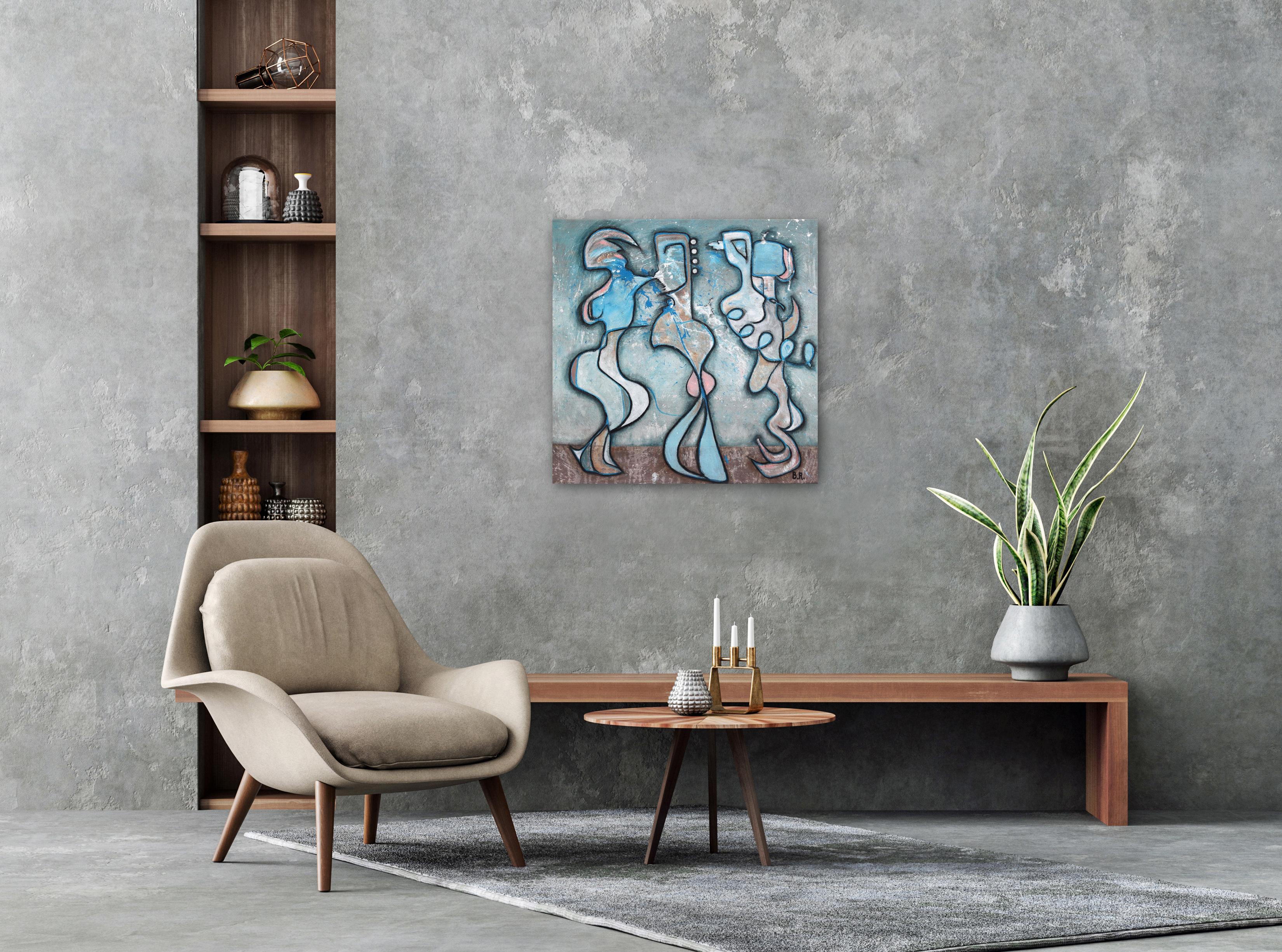 The paintings of Bruce Rubenstein seamlessly marry sophistication with affordability. His original art merges the creative attitudes of the two distinct art hot spots of New York and Los Angeles. Rubenstein's work has a rigid edge and strong