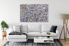 Star Trek  - Large Original Abstract Painting Ready to Hang