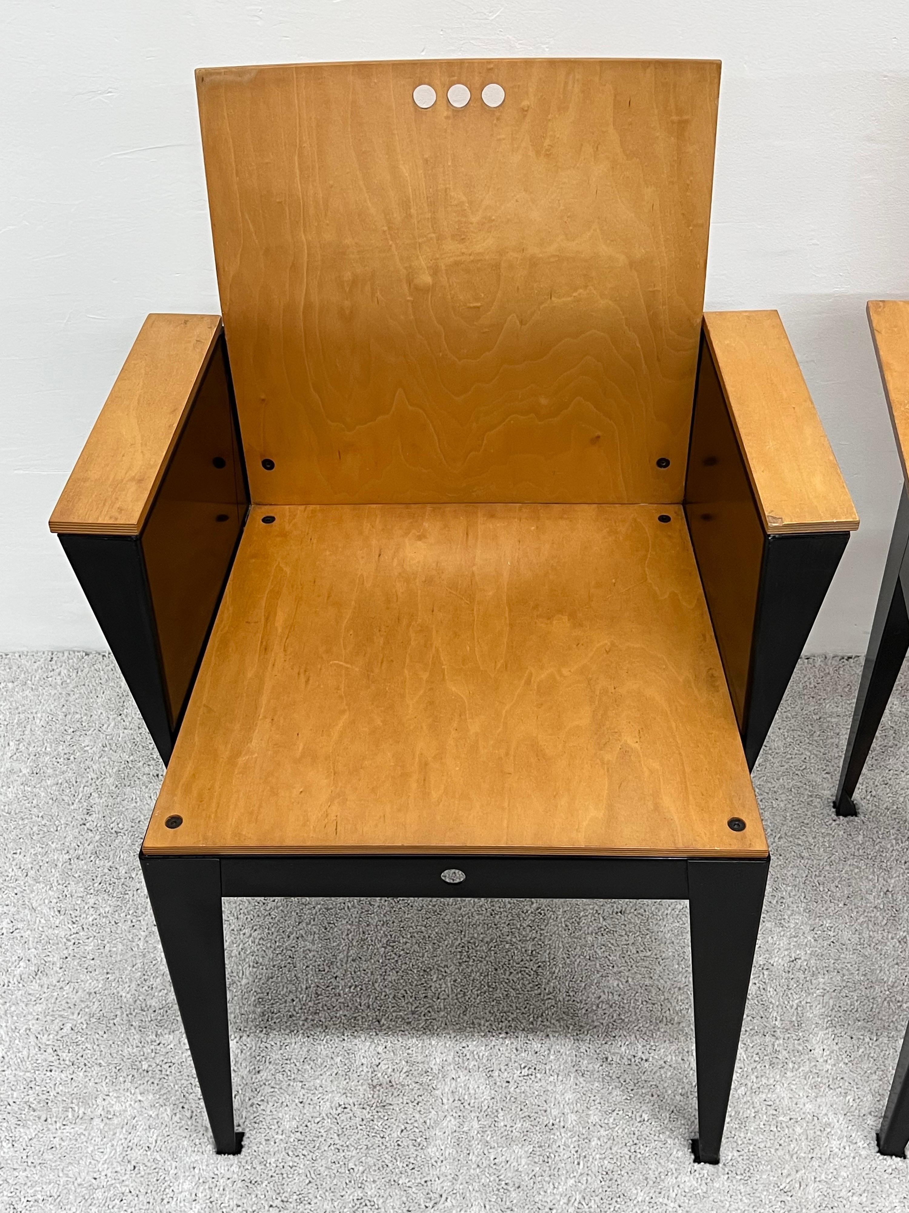 Paire de fauteuils Li de Bruce Sienkowski pour Charlotte, États-Unis 1991 en vente 1