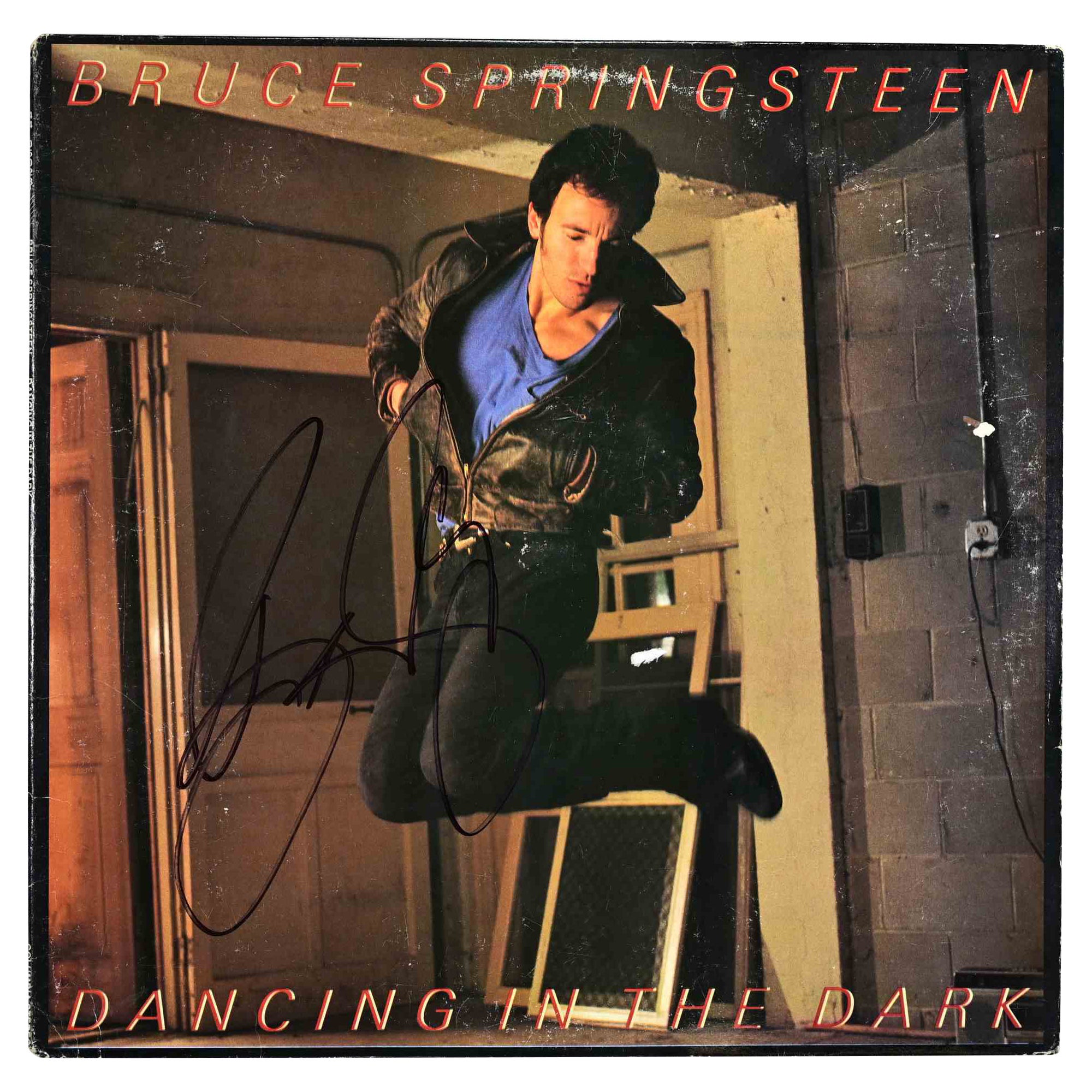 Bruce Springsteen Dancing in the Dark Signed 12" Single