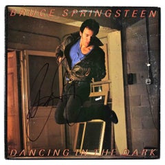 Bruce Springsteen Dancing in the Dark Signed 12" Single
