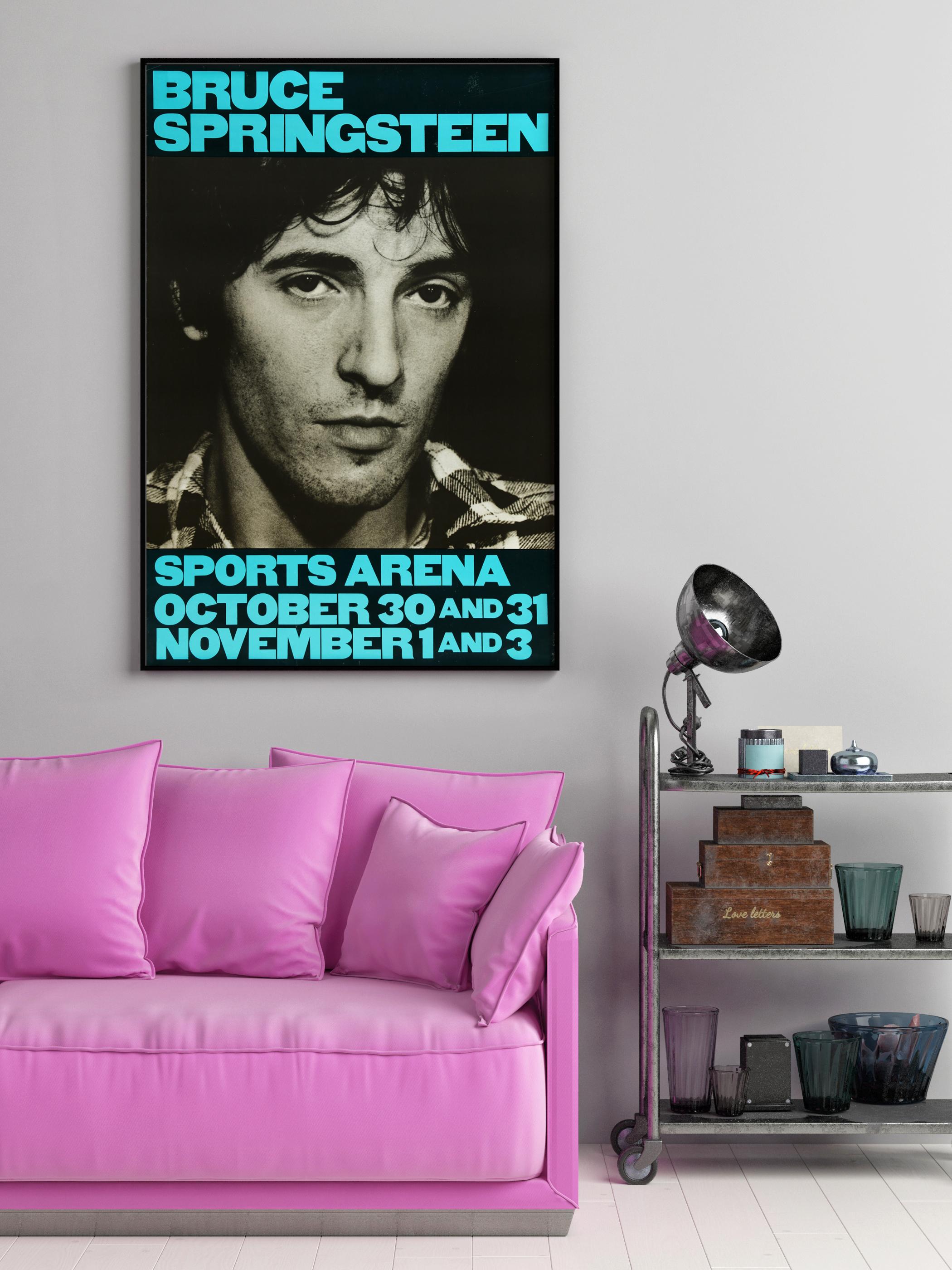 Bruce Springsteen Original Konzertplakat für LA Sports Arena, 1980 (Postmoderne) im Angebot