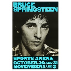 Bruce Springsteen Original Concert Poster for LA Sports Arena, 1980
