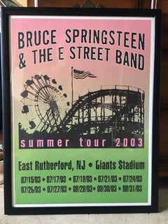 Bruce Springsteen Summer Tour 2003 Poster