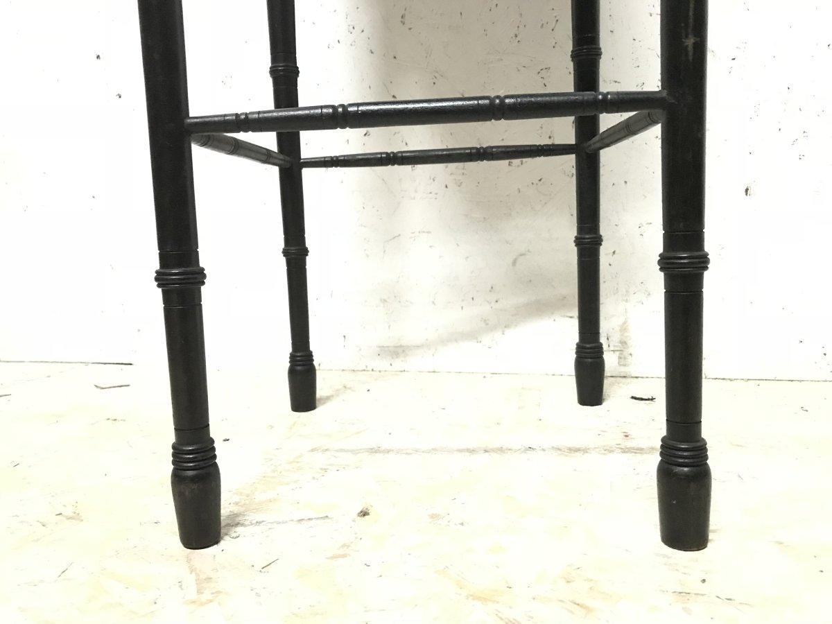 Bruce Talbert an Aesthetic Movement Ebonized Plant Stand with Inset Minton Tile 6