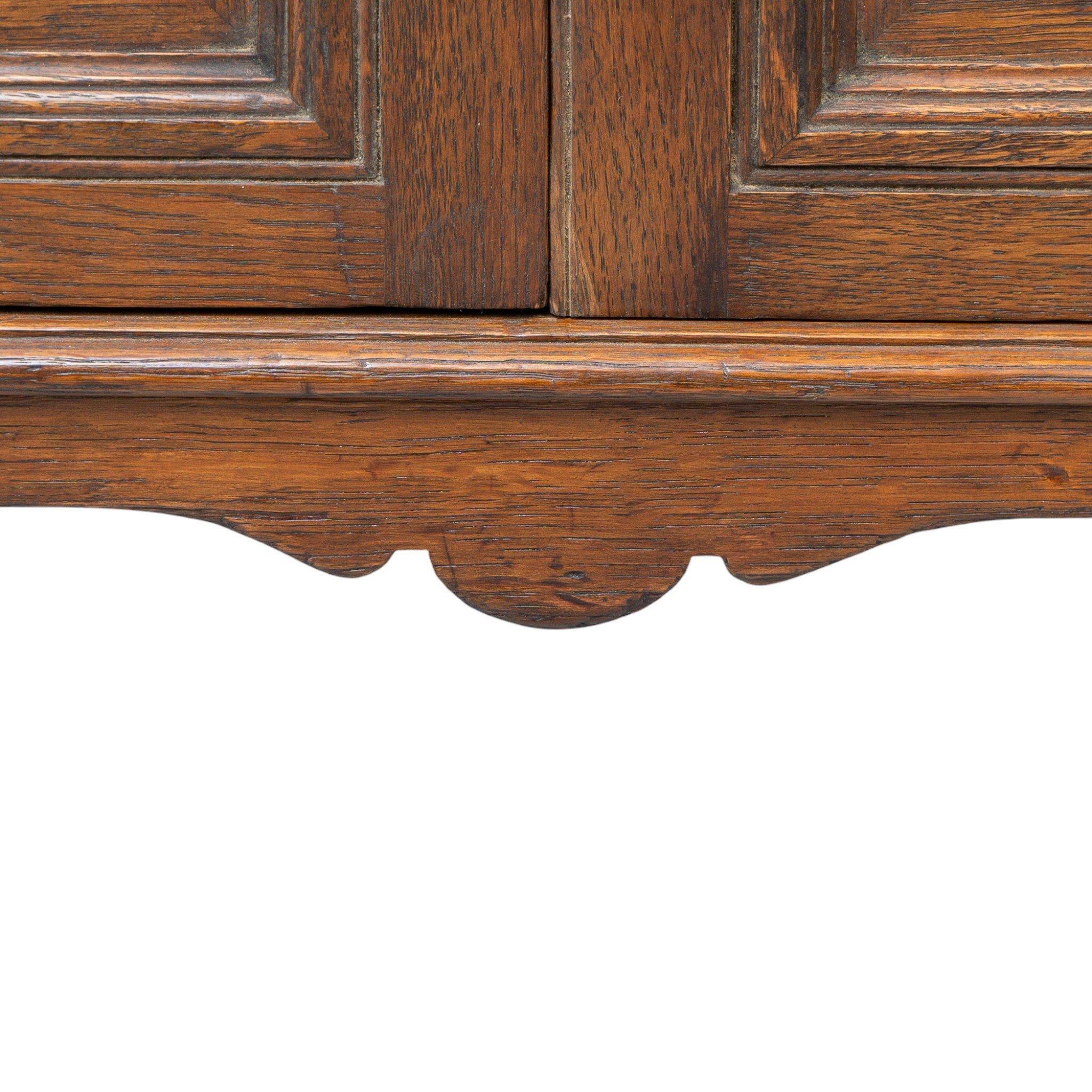 Bruce Talbert for Gillows Aesthetic Movement Oak Sideboard with Turned Finials For Sale 13