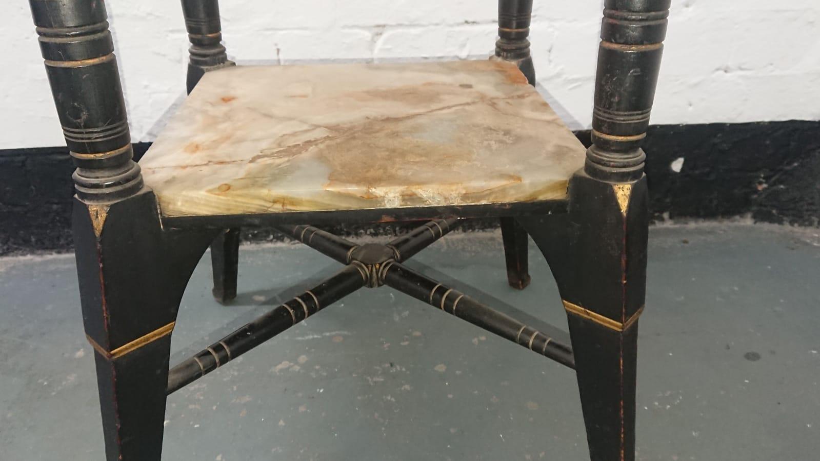 Late 19th Century Bruce Talbert, Style of, Probably by Gillows, an Aesthetic Movement Side Table For Sale