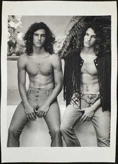 “Untitled (Twins Seated II), c. 2008” Bruce Weber Unique Silver Print Signed