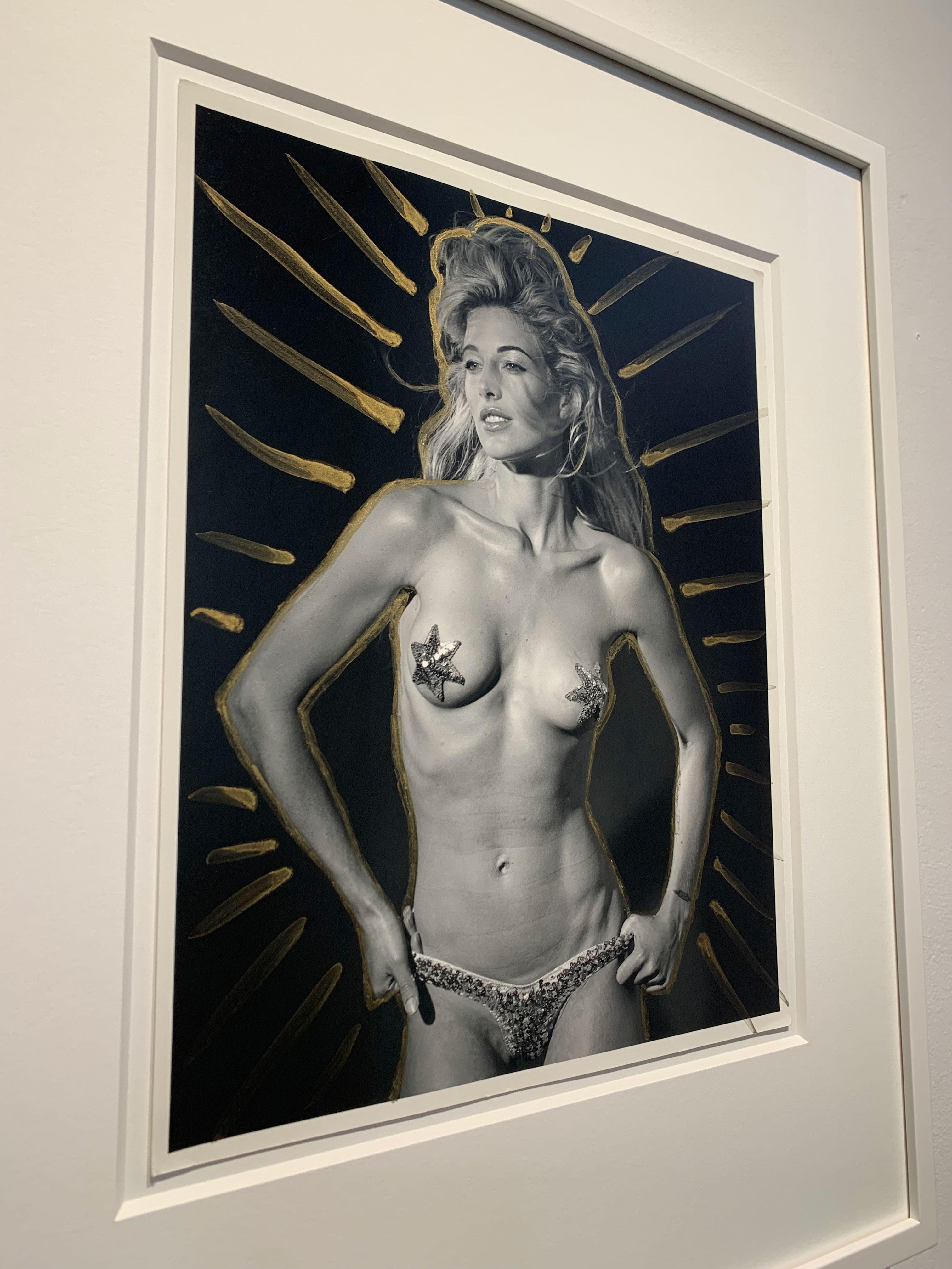 Elaine Irwin Mellencamp, nicht gebürstet mit Goldfarbe, für Pirelli 1998 (Zeitgenössisch), Photograph, von Bruce Weber