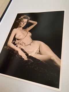 Eva Herzigová - Model, Nude in sheer dress, Pirelli session, Photographic Print
