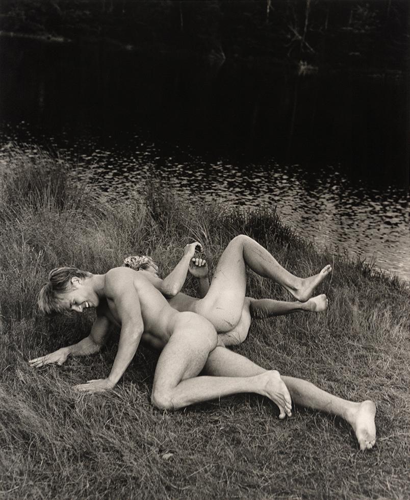 Bruce Weber Nude Photograph - Jason and Christian on The Island at Bear Pond