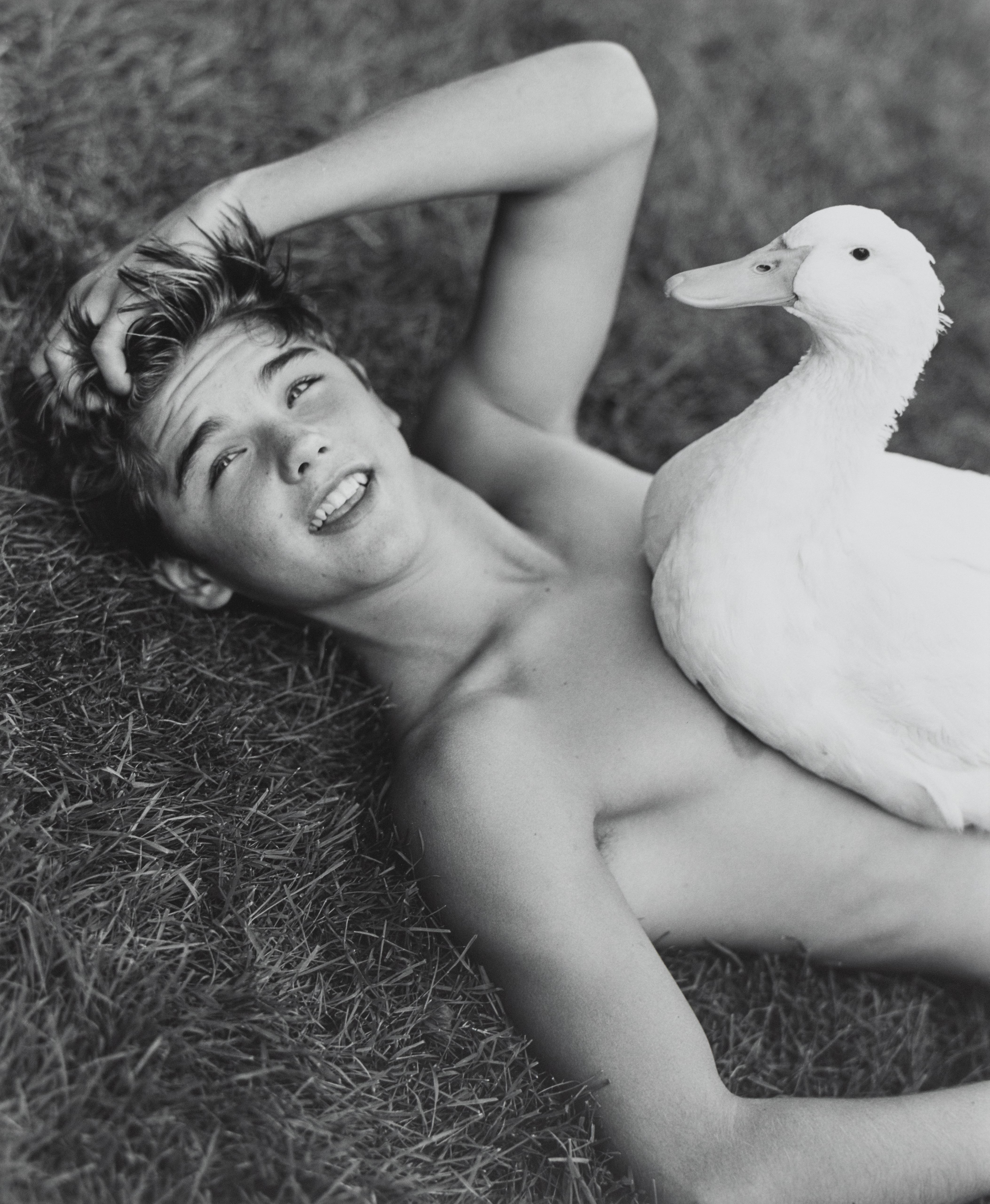 Portrait Photograph de Bruce Weber - John Smith y Ferdinand, Granjas Appleton, Massachusetts