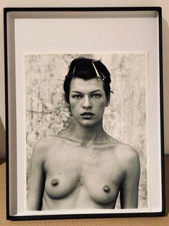 Milla Jovovich, Nude portrait, Pirelli session (1997) for the 1998 Pirelli Cal (