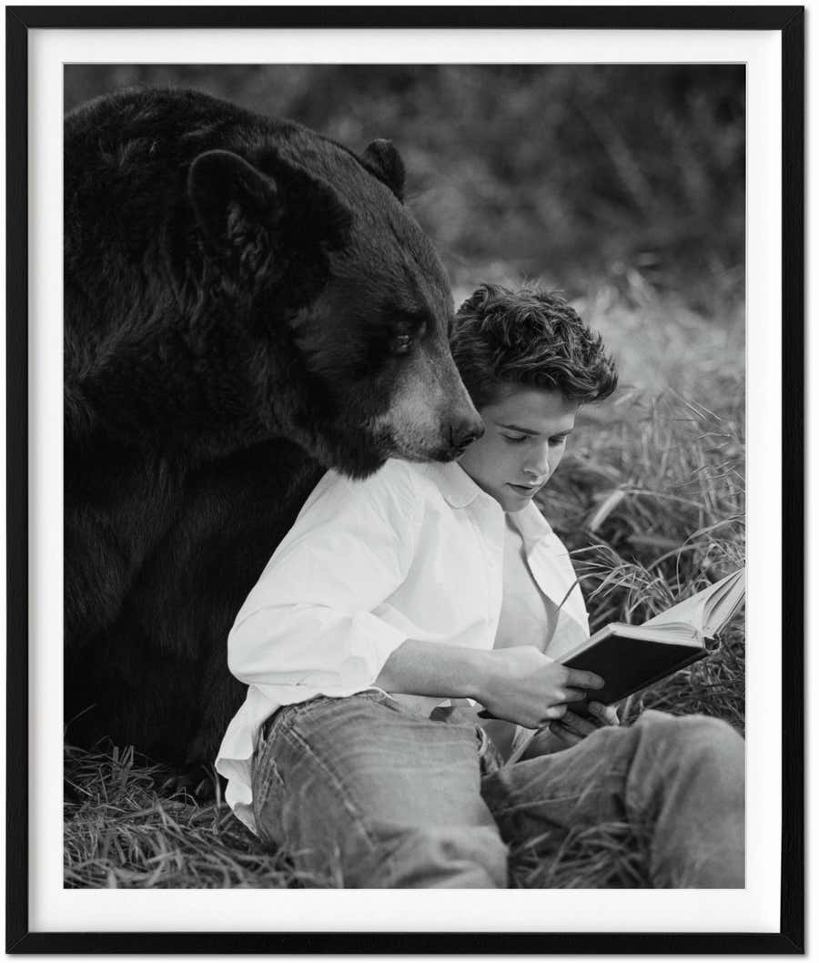 My Education. Limited Signed Print, Michael St. Pierre with Bonkers '04 & Book