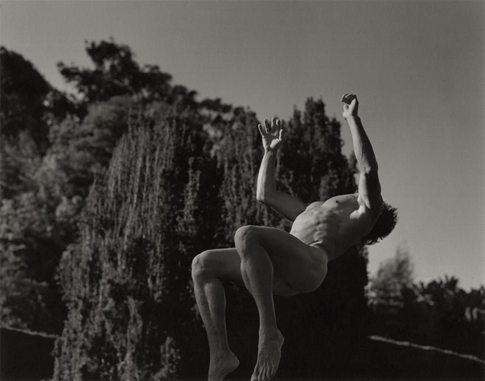Bruce Weber Black and White Photograph – Rick Arango, Villa Tejas