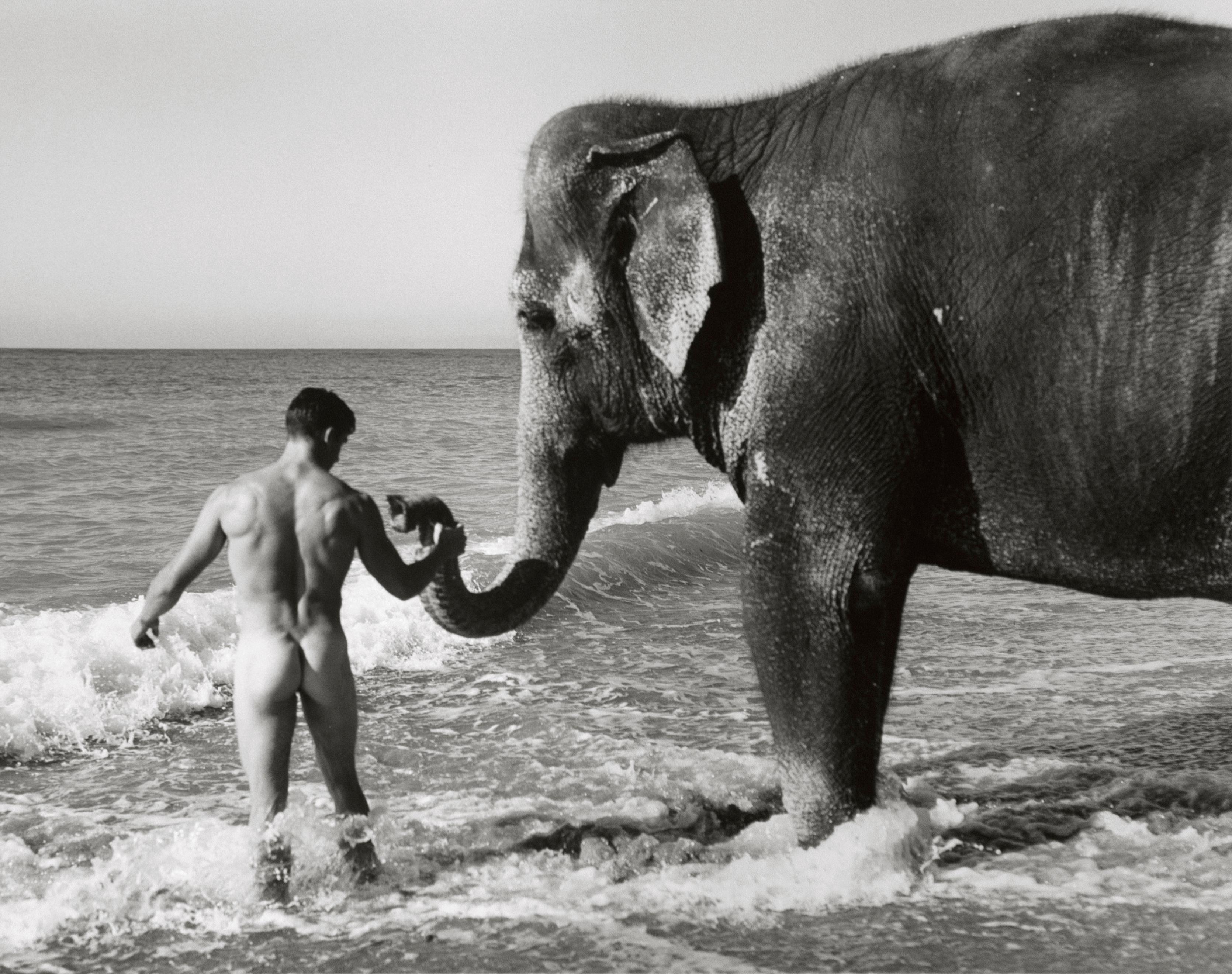 Tara and Her Pal, Chris - Photograph by Bruce Weber