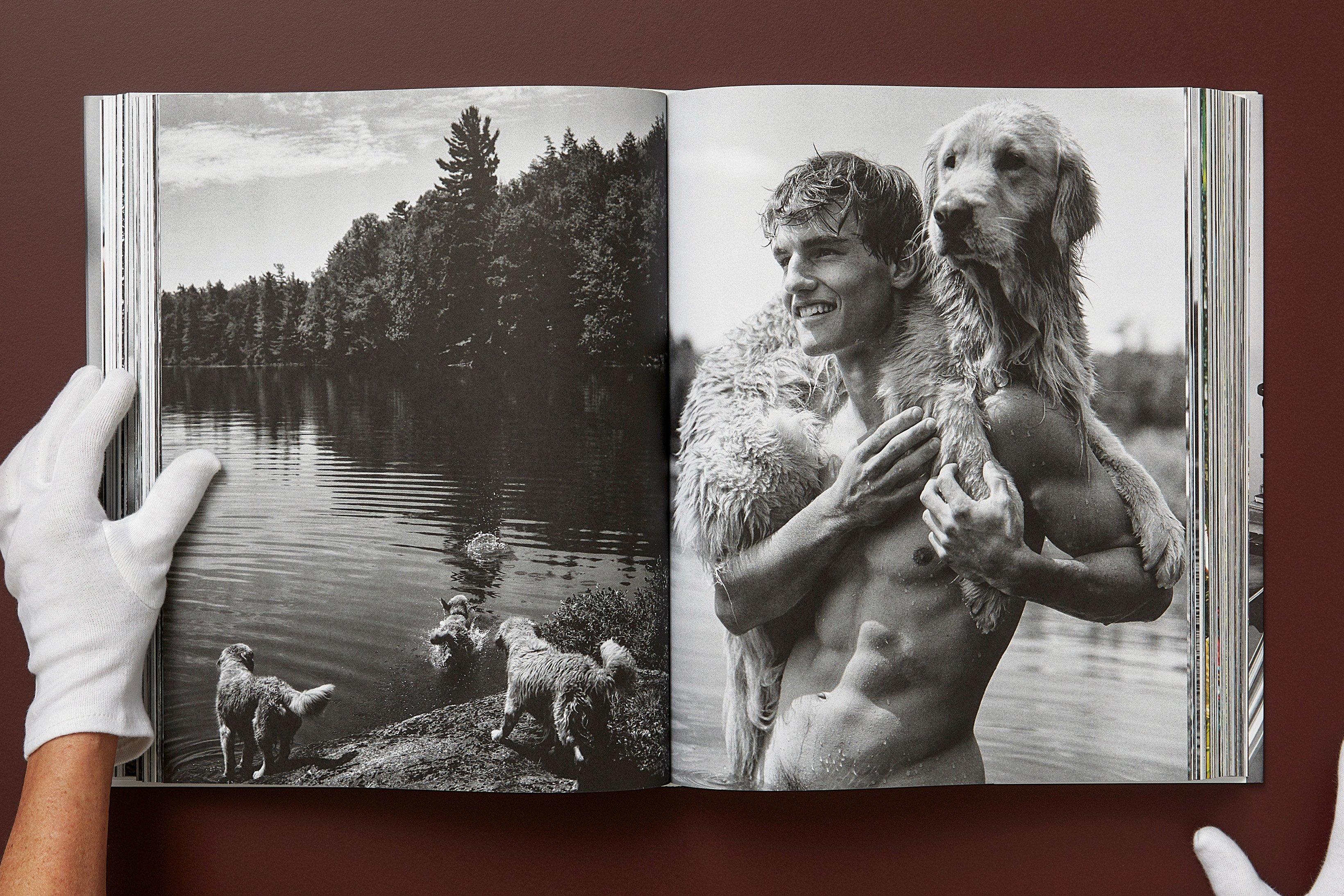 Archival pigment print on Hahnemühle Ultra Smooth, signed, dated and editioned by artist verso; studio stamped verso, 14 x 17 in.. Hardcover in slipcase, 11 x 14 in., 3,69 kg (8.12 lb), 520 pages.

Friends for Life
Bruce Weber’s photographs of the