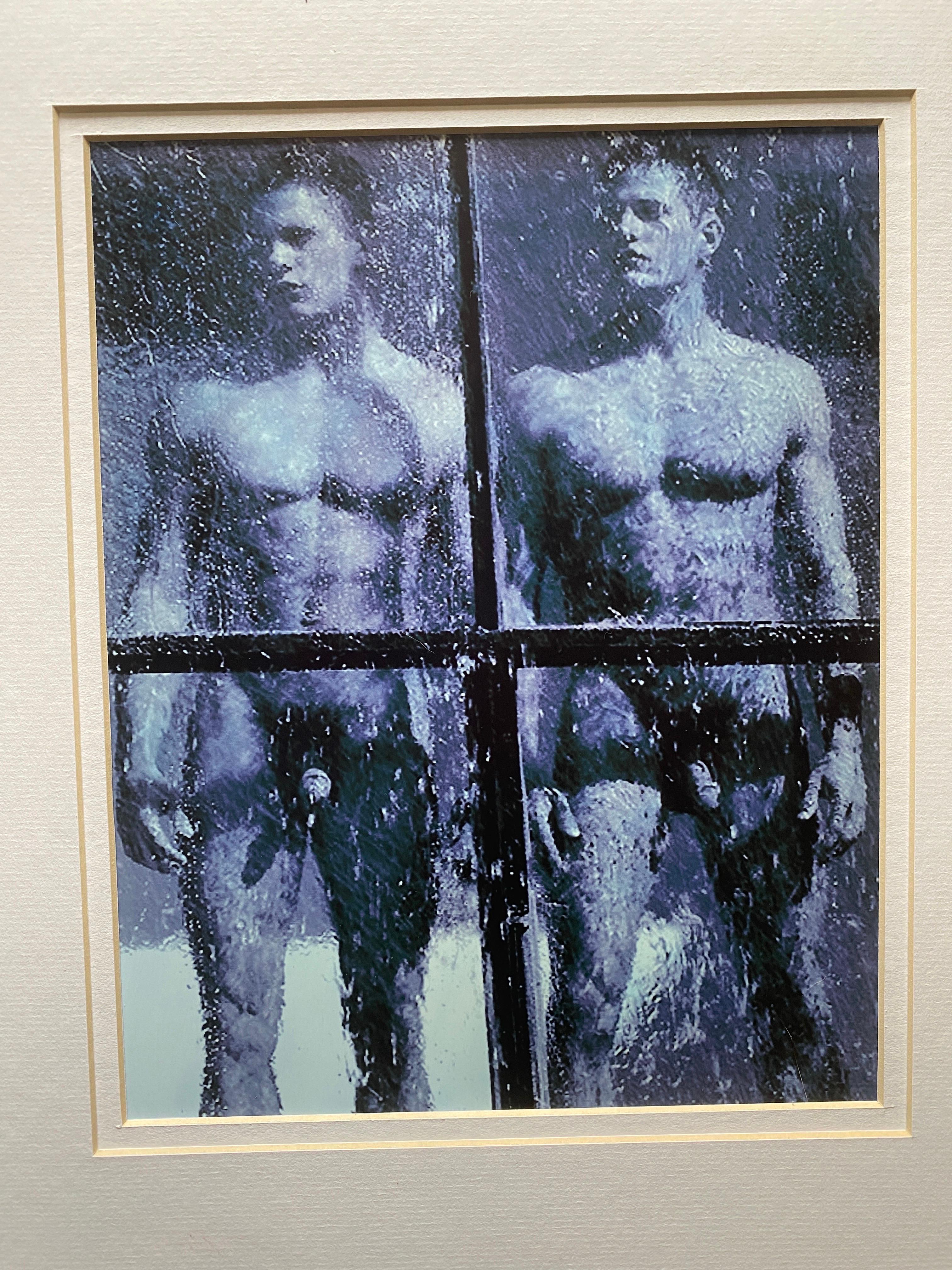 Hand-Crafted Bruce Weber Print of The Carlson Twins, 2000, Hand-Toned, Matted Male Nude #1   For Sale