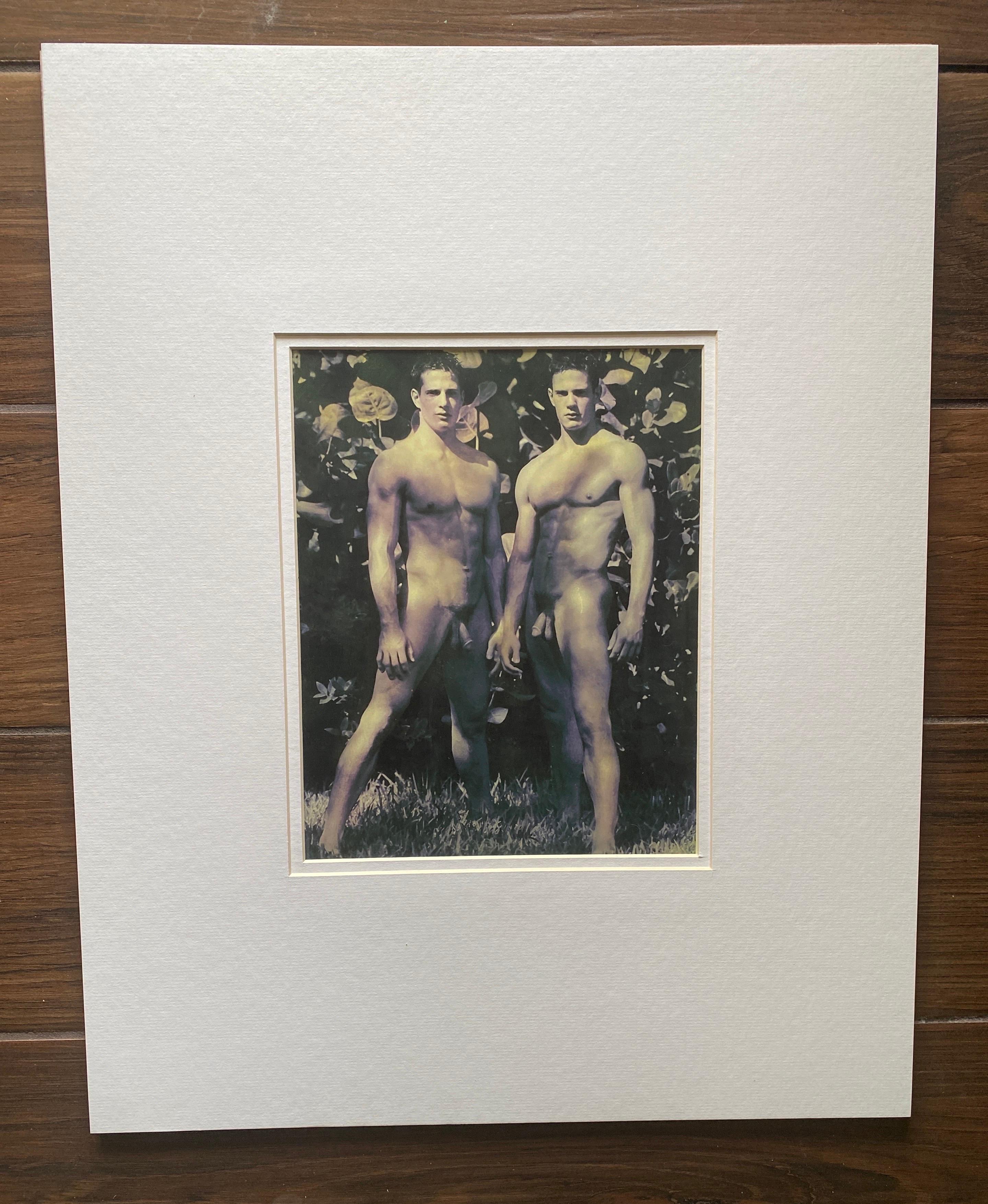 Nous vendons 4 images des jumeaux Carlson, Lane et Kyle. Ce que l'on sait : la série de nus a été réalisée par Bruce Weber en 2000. Elles sont intitulées 