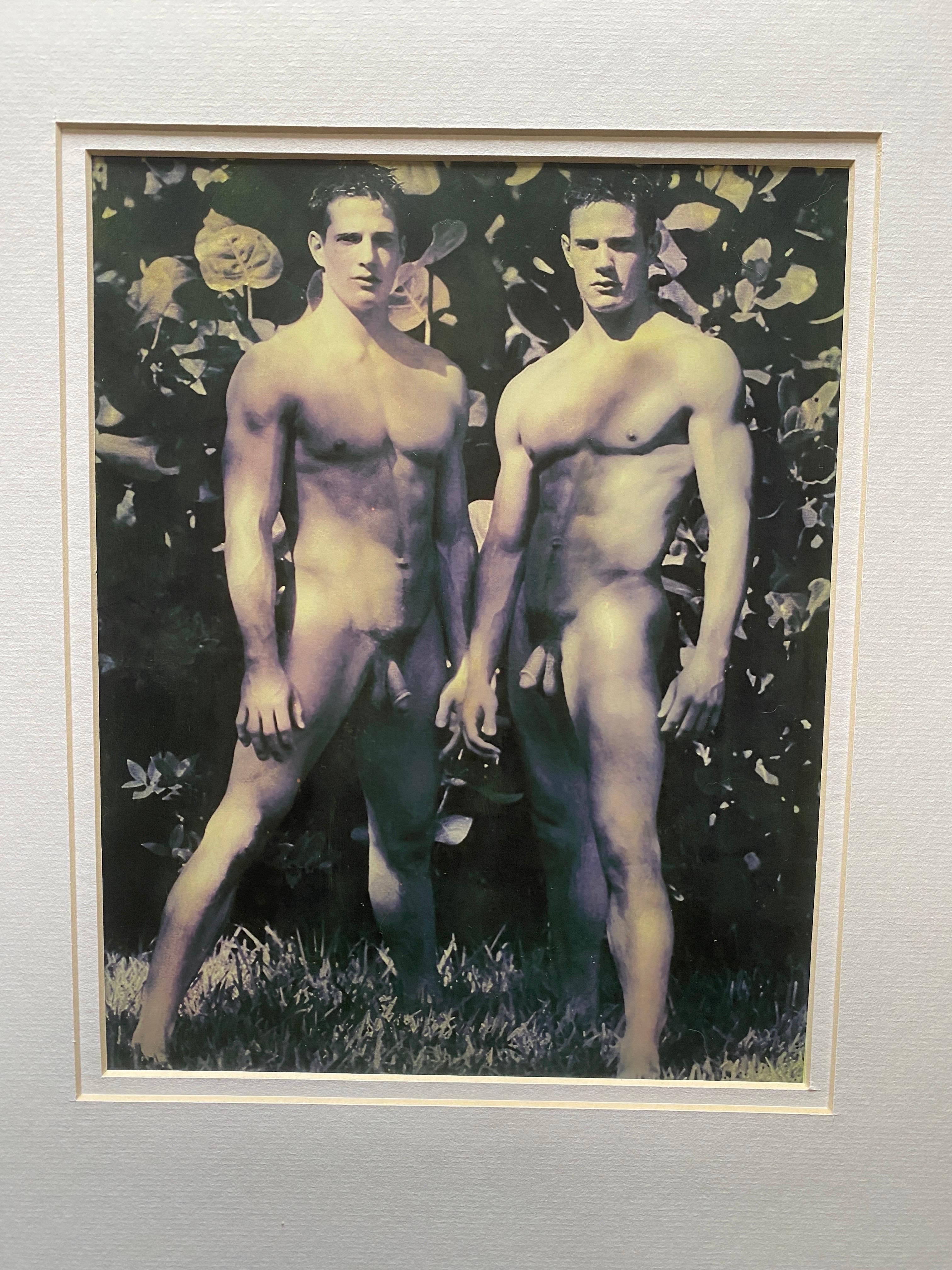 Moderne Impression Bruce Weber des Carlson Twins, 2000, ton sur ton, nu masculin mat et mat n° 2 en vente