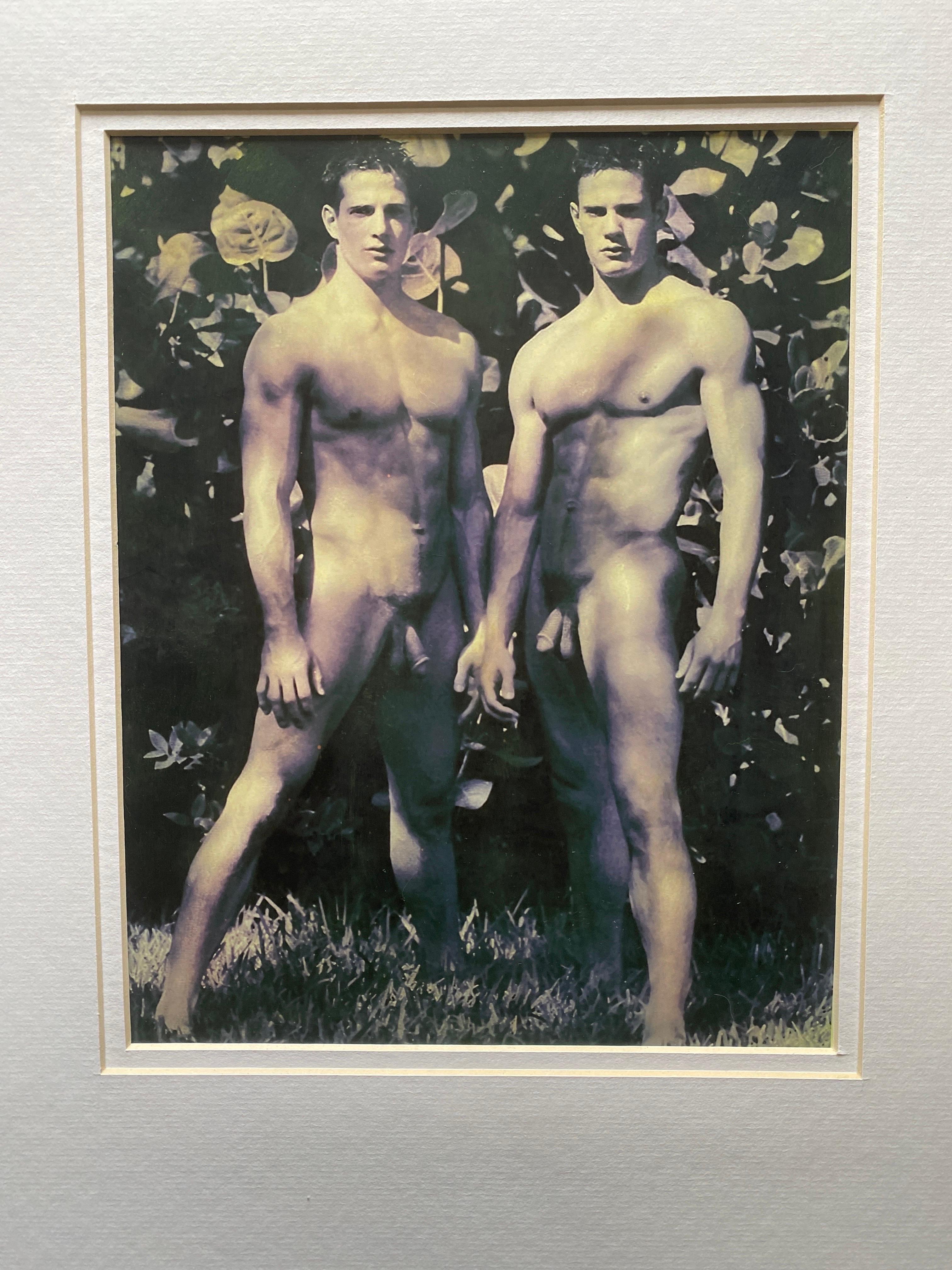 XXIe siècle et contemporain Impression Bruce Weber des Carlson Twins, 2000, ton sur ton, nu masculin mat et mat n° 2 en vente