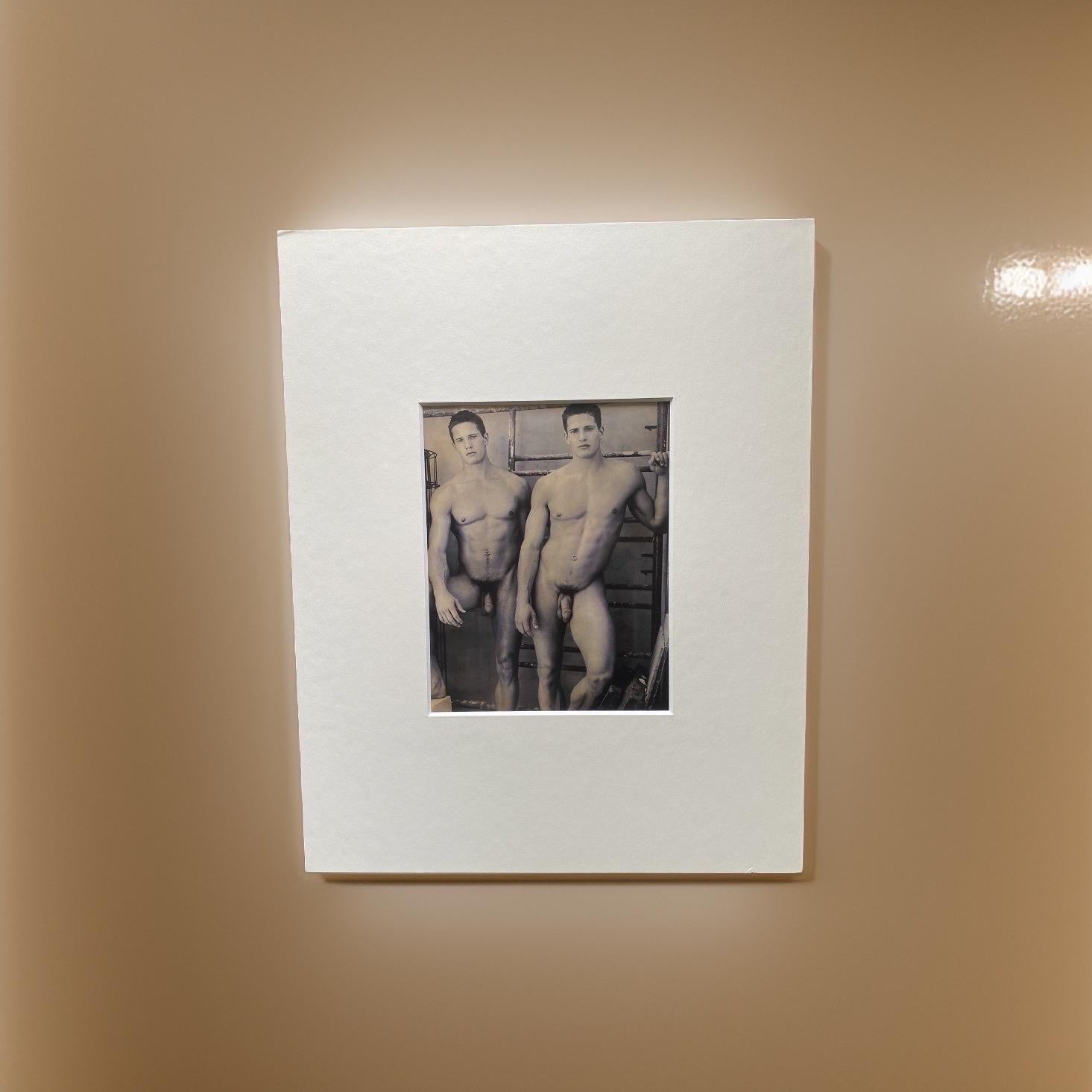 Paper Bruce Weber Print of The Carlson Twins, 2000, Hand-Toned, Matted Male Nude #3 For Sale