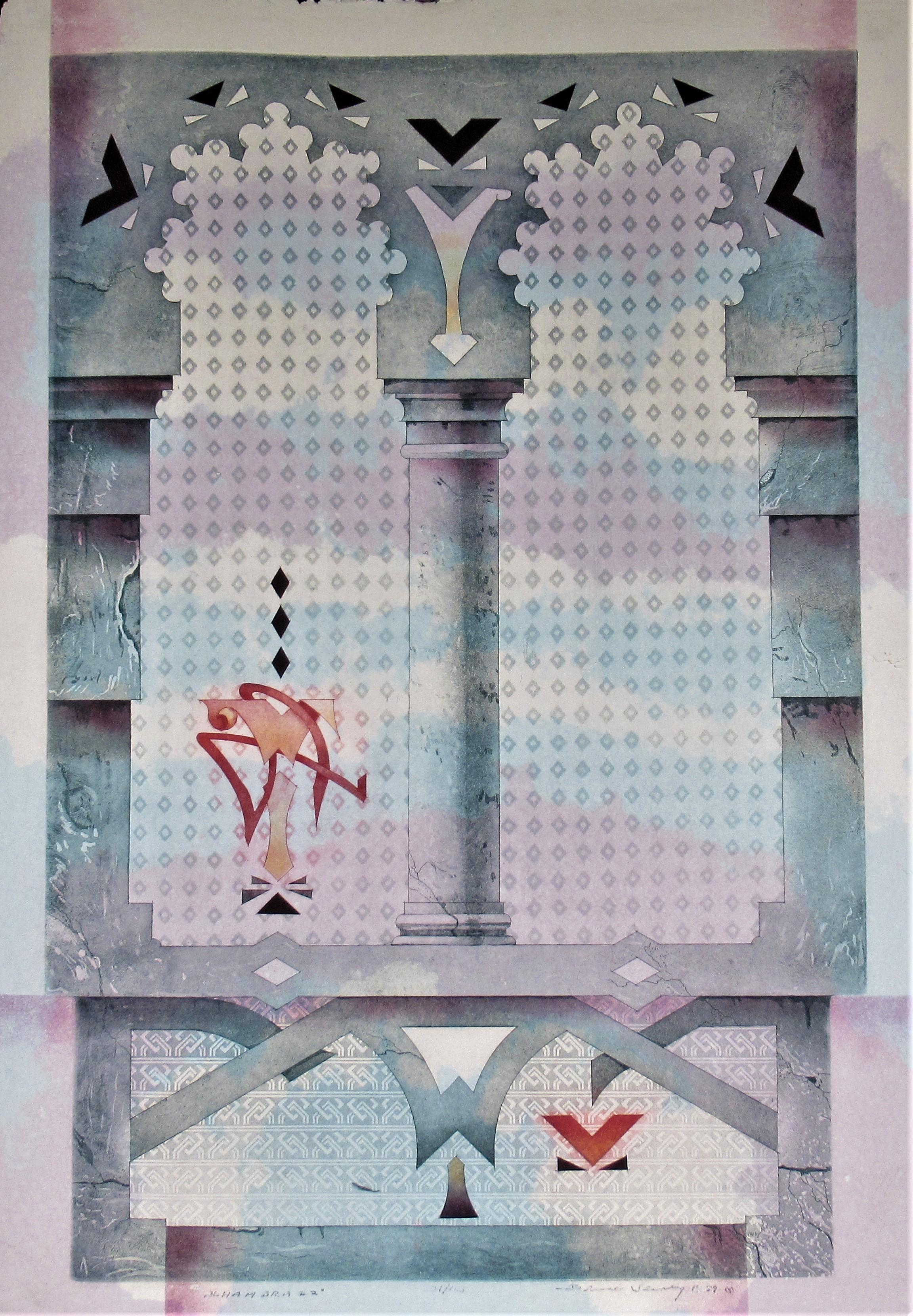 Abstract Print Bruce Weinberg - Alhambra II
