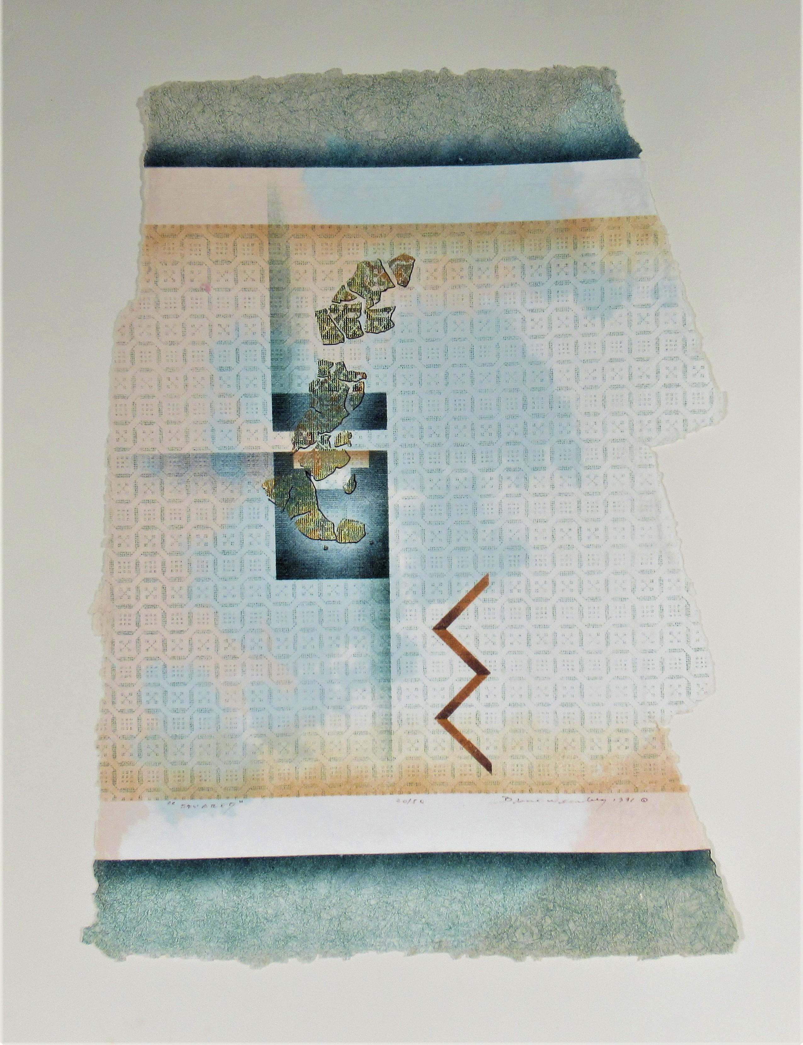 Bruce Weinberg Abstract Print - Savared