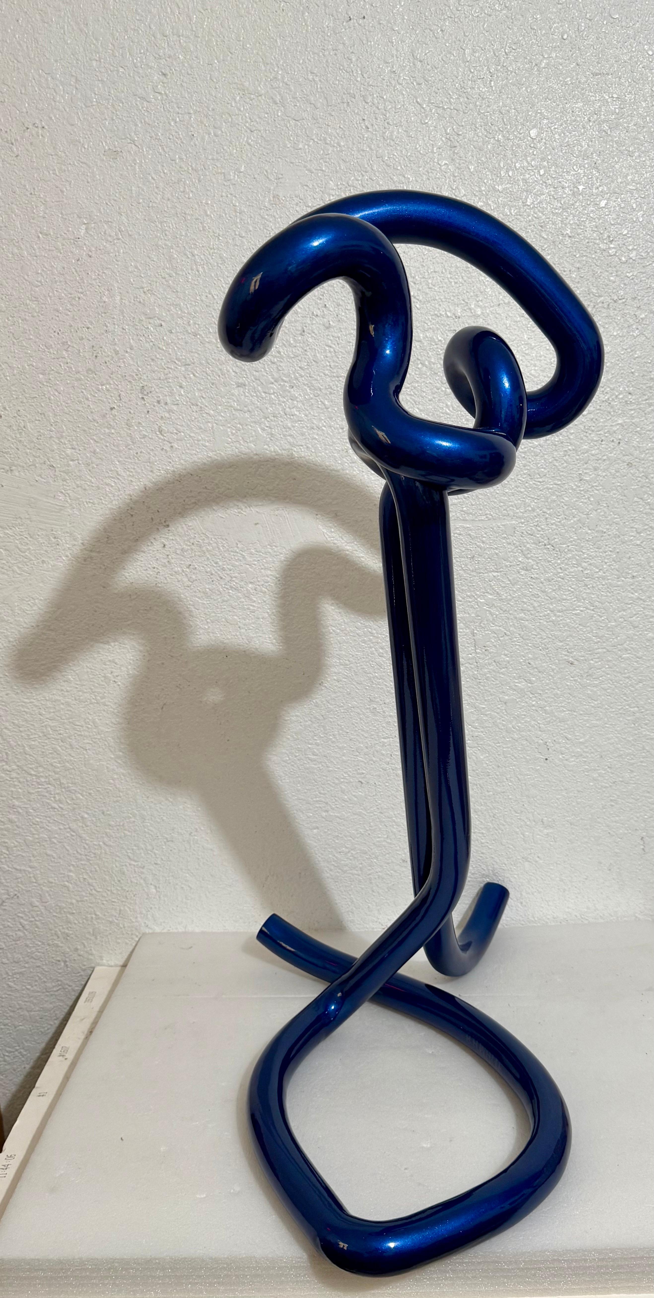 Large Abstract Sculpture Bruce White Outdoor Suitable Steel with Enamel Painting For Sale 9