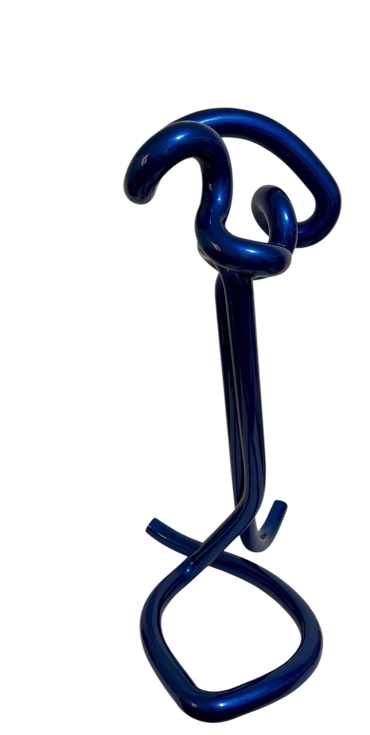 Large Abstract Sculpture Bruce White Outdoor Suitable Steel with Enamel Painting For Sale 5