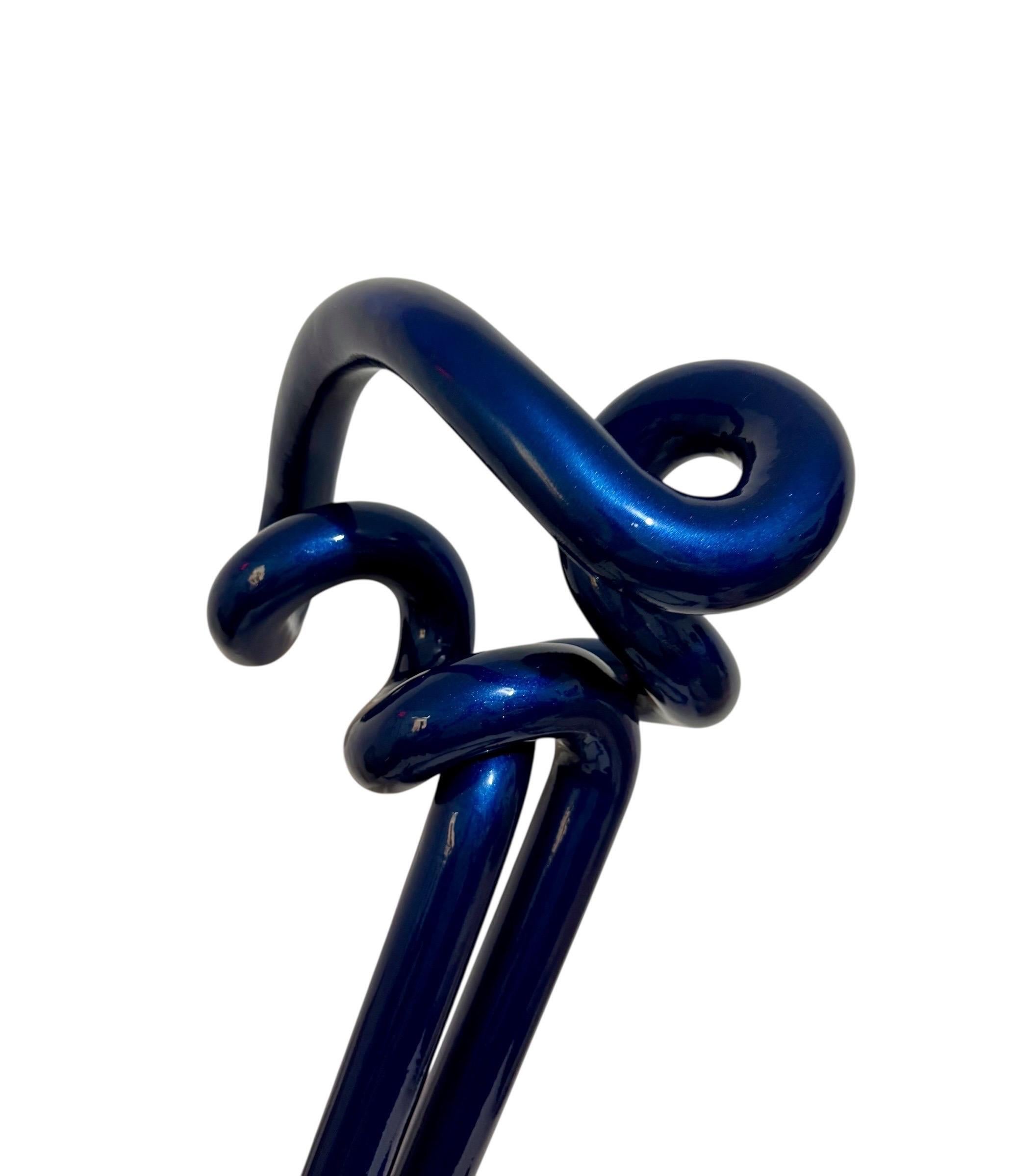 Large Abstract Sculpture Bruce White Outdoor Suitable Steel with Enamel Painting For Sale 6