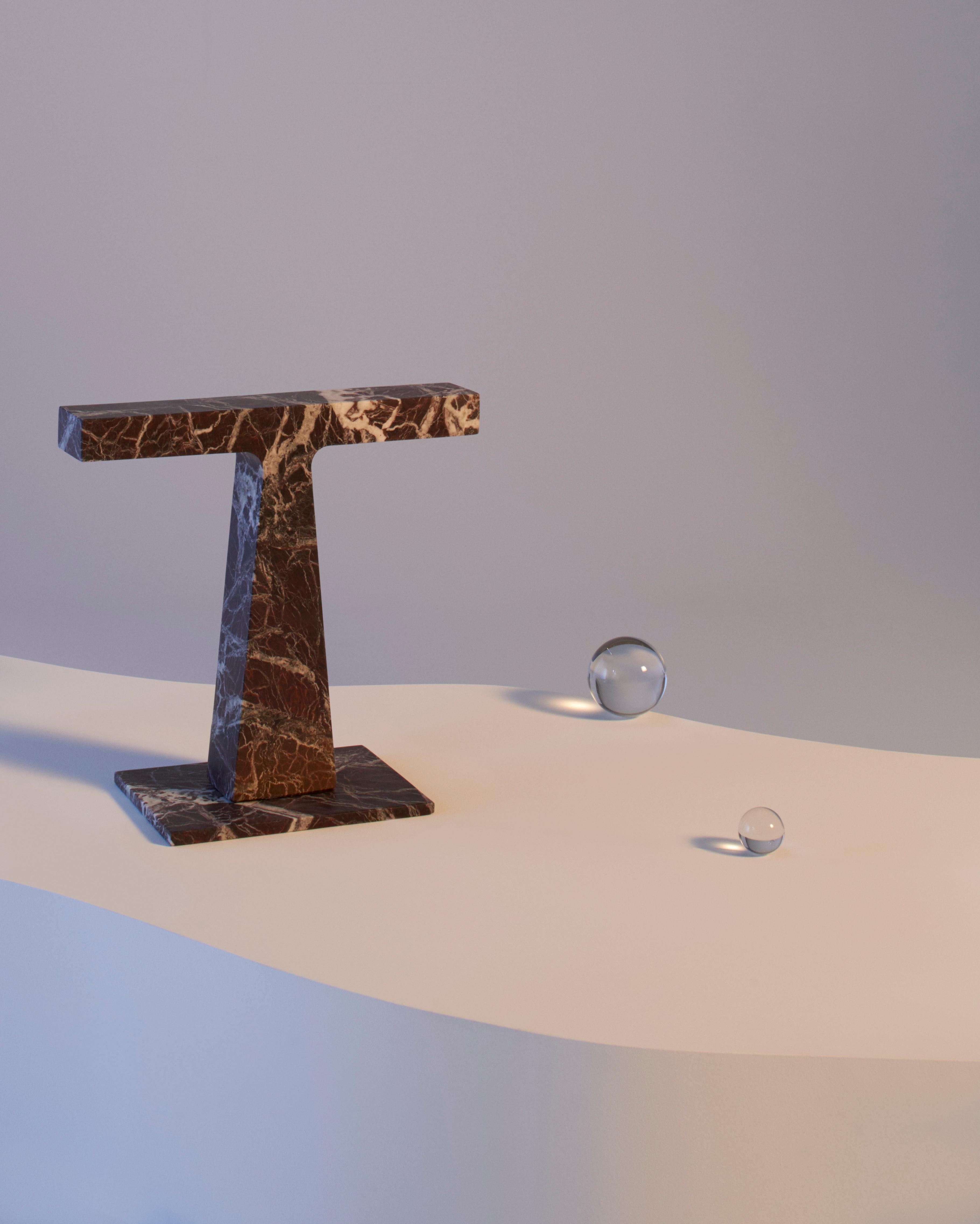 Contemporary Bruchi Marble Table Lamp by Niko Koronis