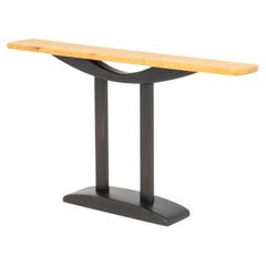 Brueton Deco Style Bird's Eye Maple Console Table