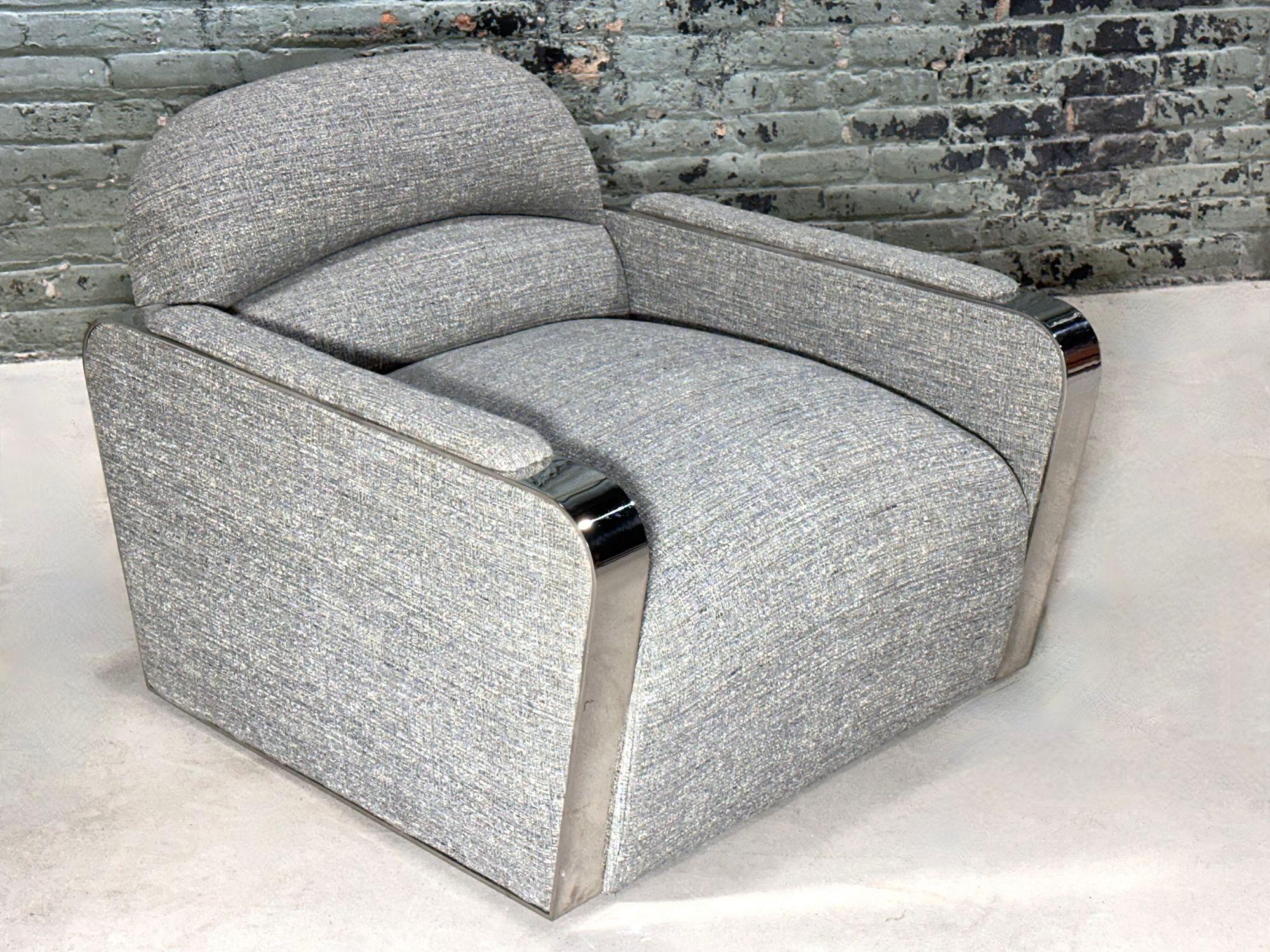Brueton Habana Lounge Chair by Stanley Friedman, 1980. This is the Habana Lounge Chair. Completely restored and reupholstered.

