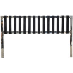 Brueton Leather Strap Queen Headboard