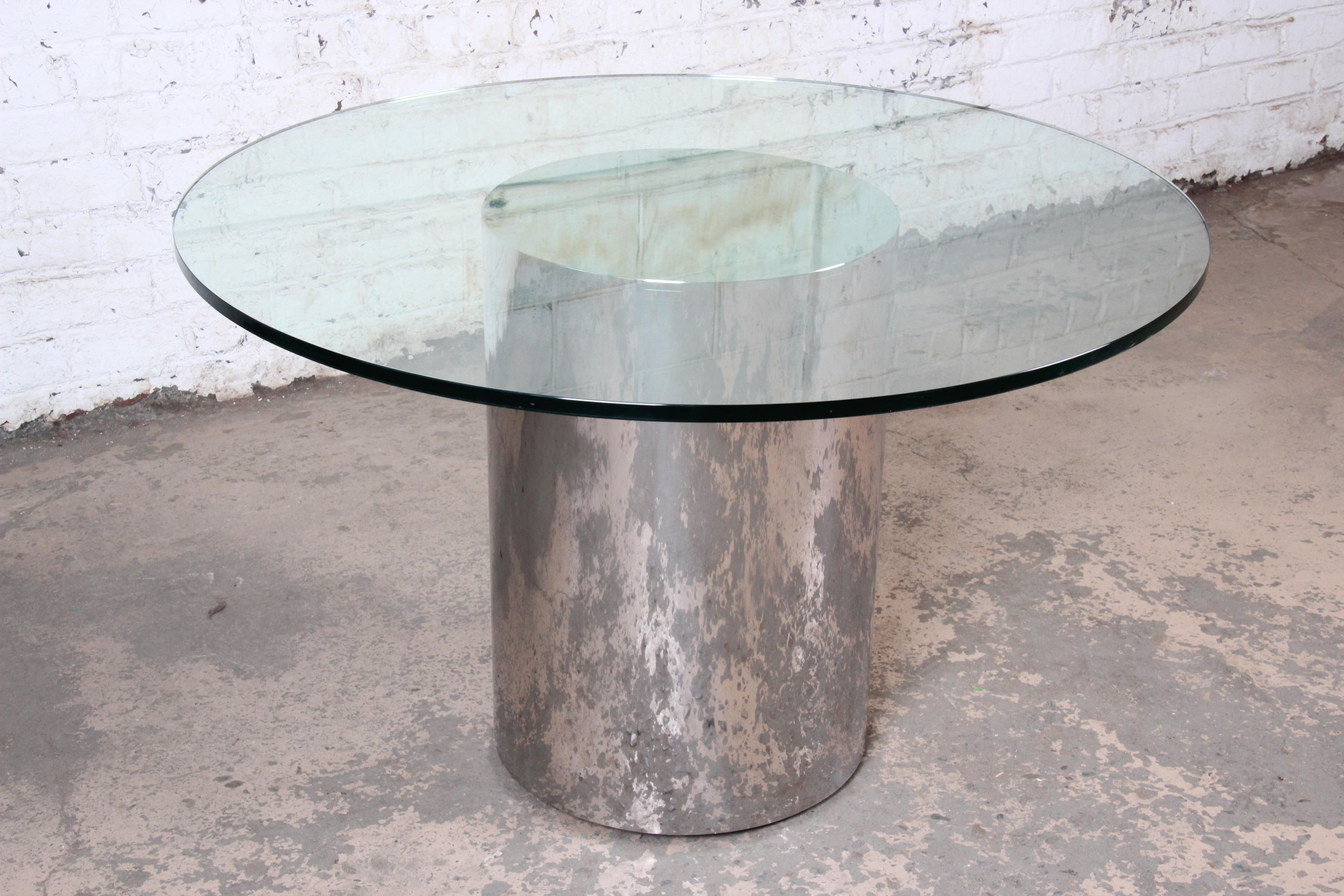 pedestals for glass dining tables