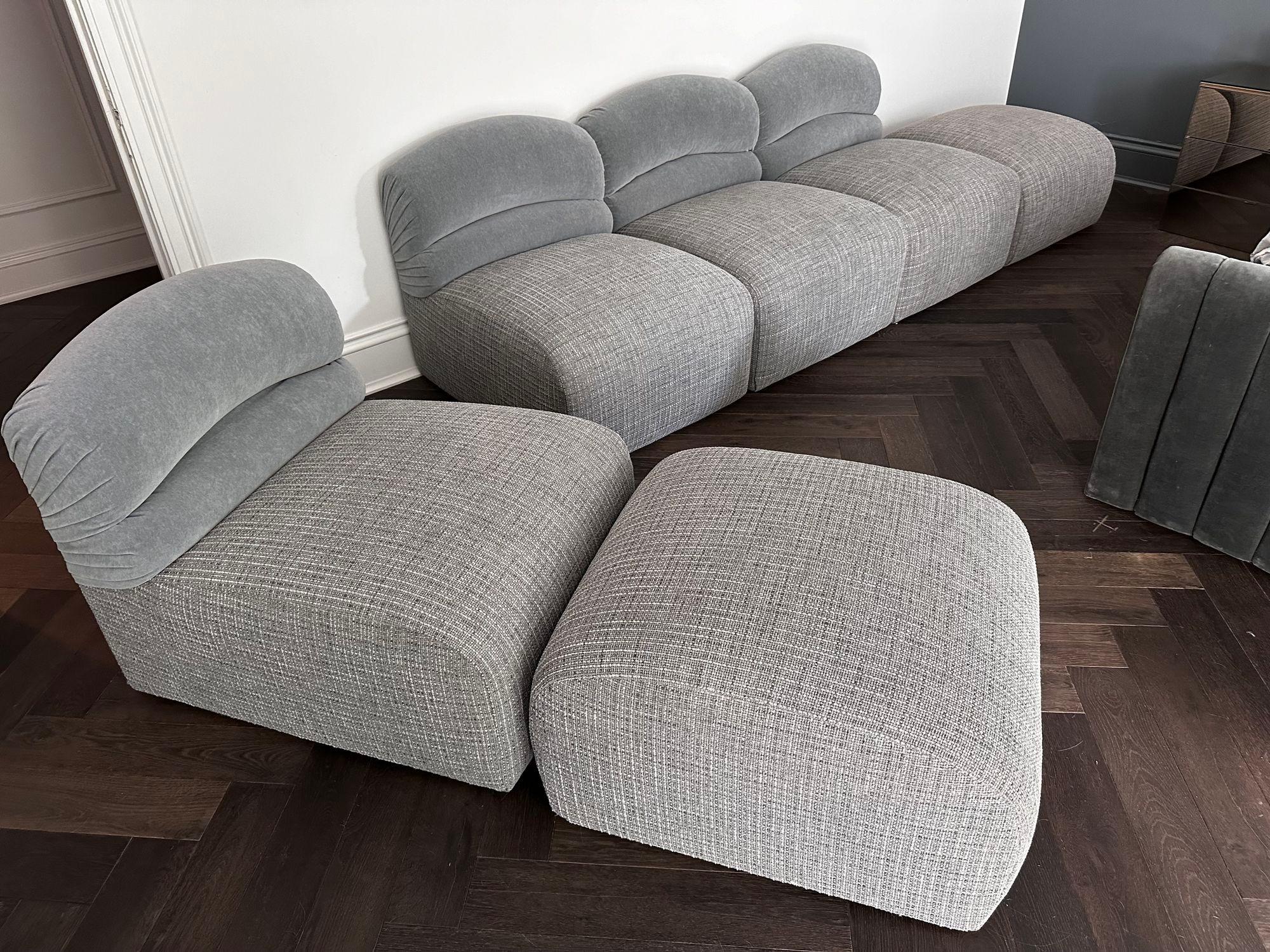 Canapé sectionnel HABANA de Stanley Jay Friedman pour Brueton, 1980 en vente 1