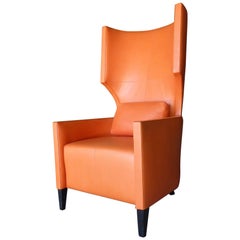 Brueton "Winged" Chair Designed by Stanley Jay Friedman