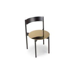 Brugola Brass-Plated Chair by Mingardo